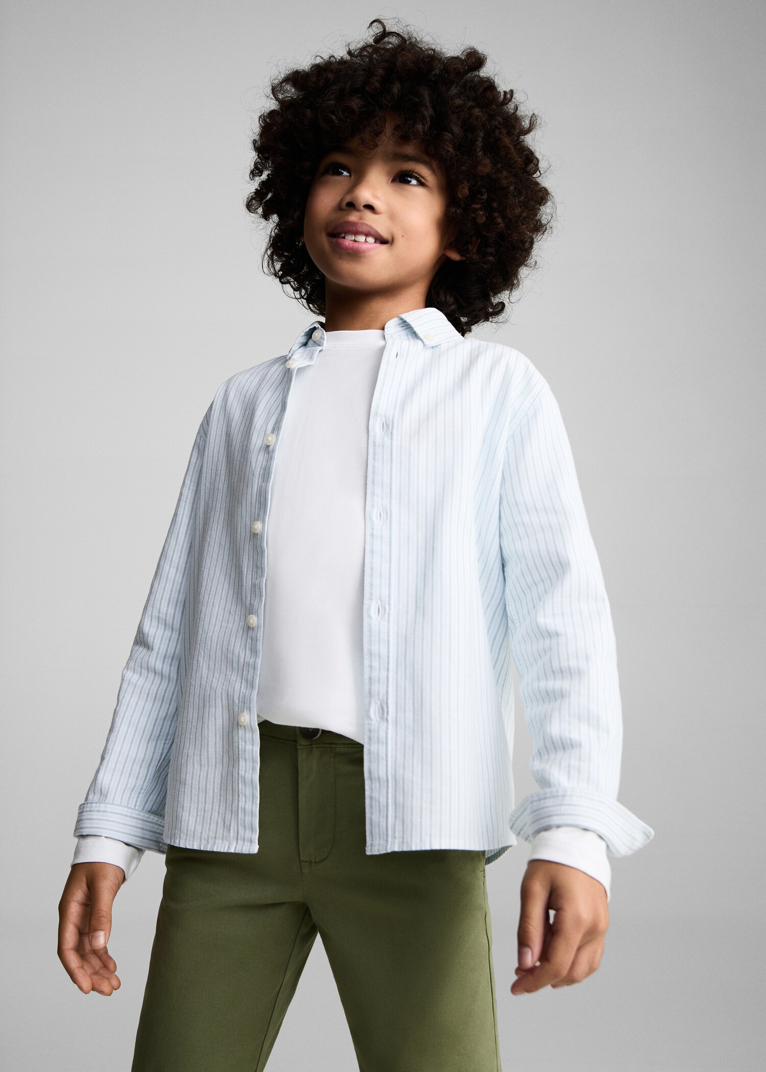 Cotton chinos - Medium plane