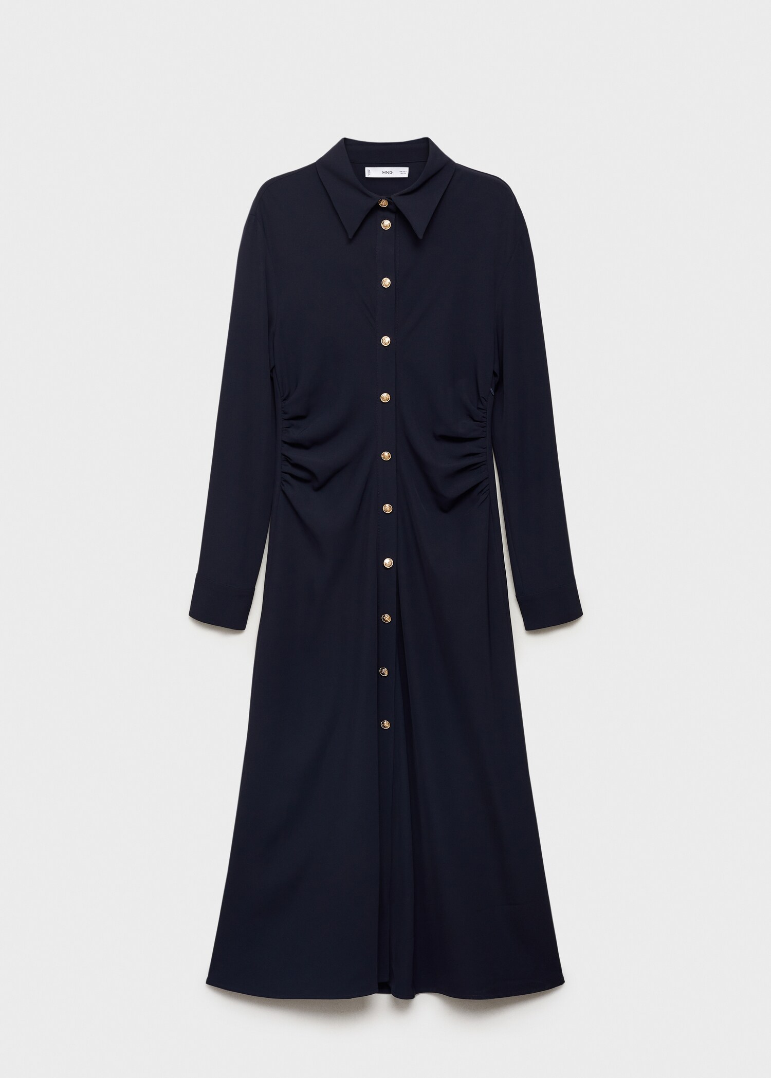 Midi-dress with draped waist - Article without model