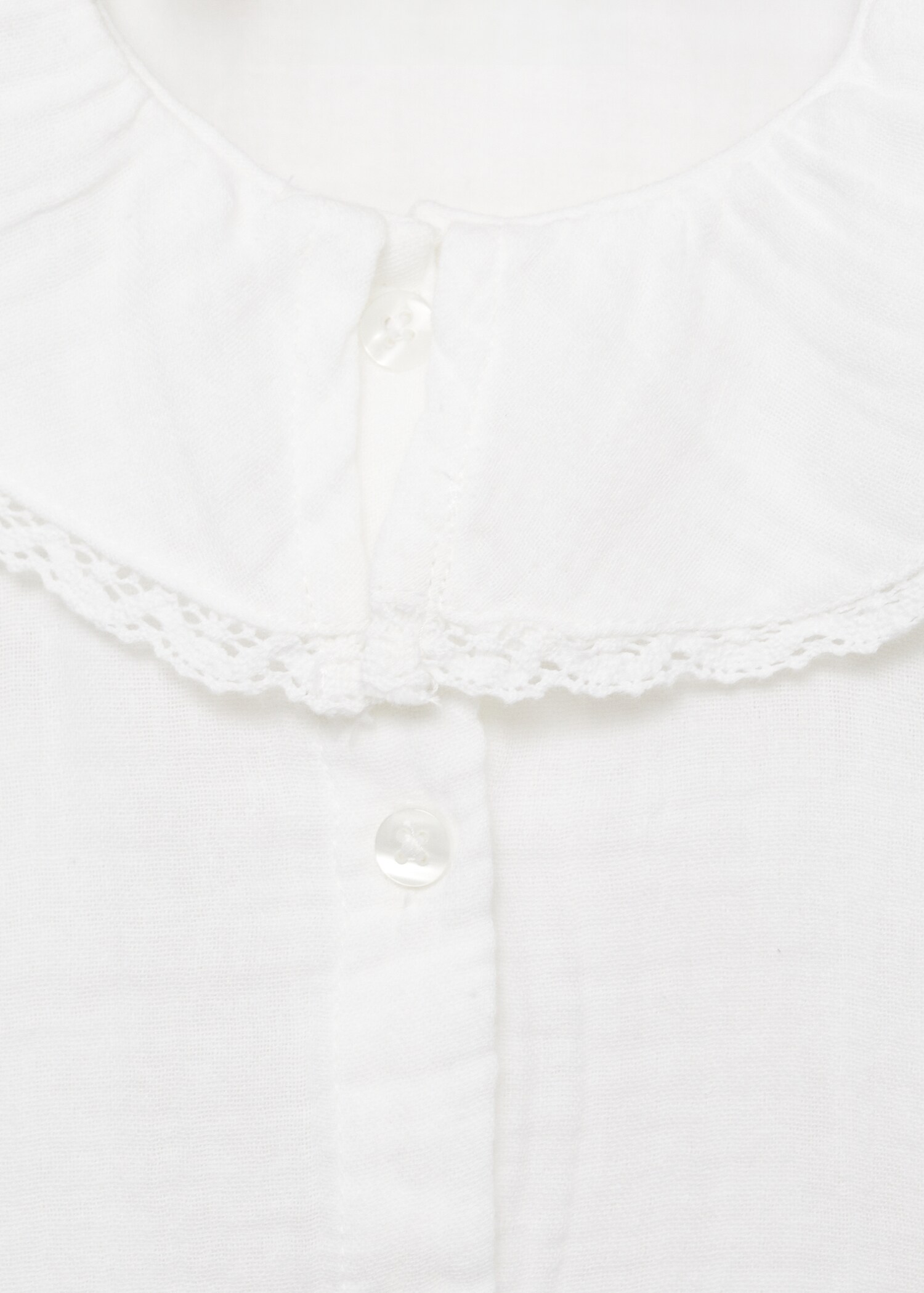 Cheesecloth cotton blouse - Details of the article 8