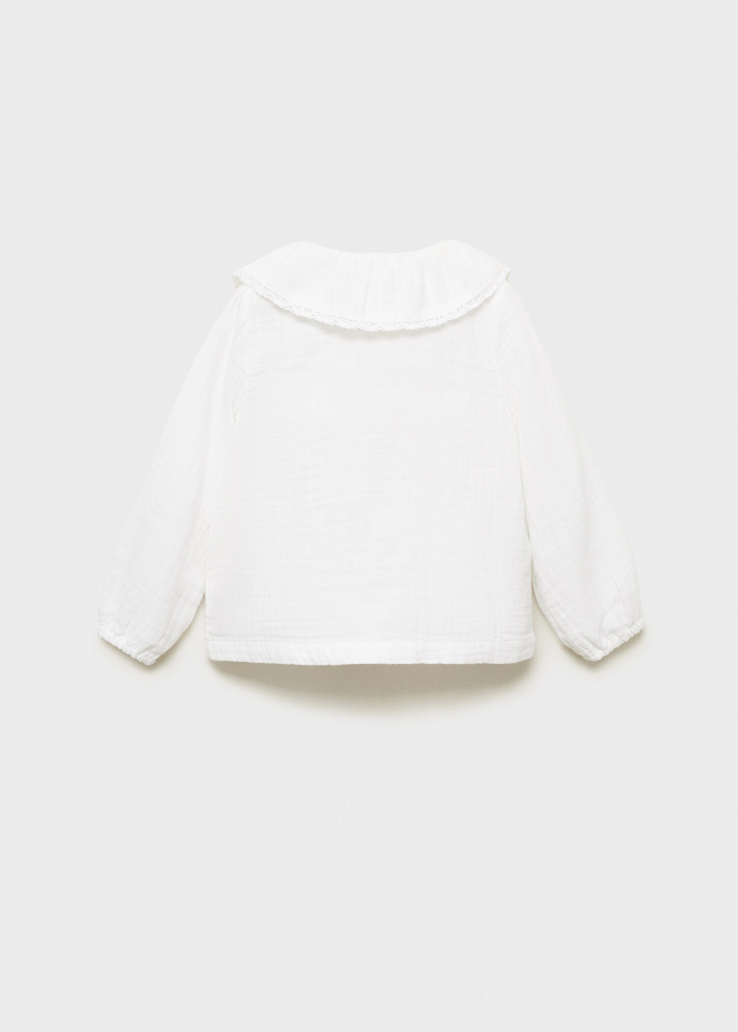 Cheesecloth cotton blouse - Reverse of the article