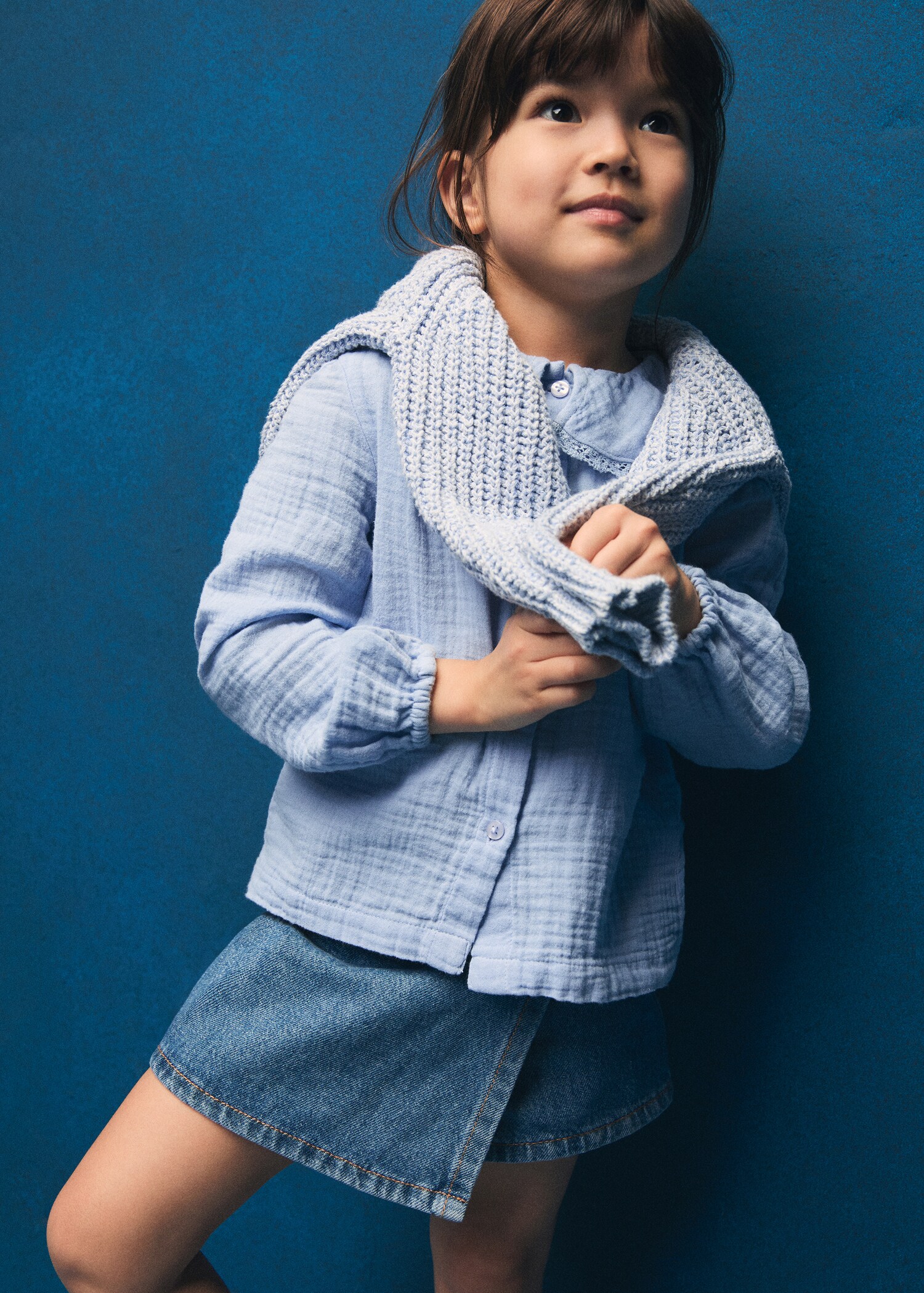 Cheesecloth cotton blouse - Details of the article 6