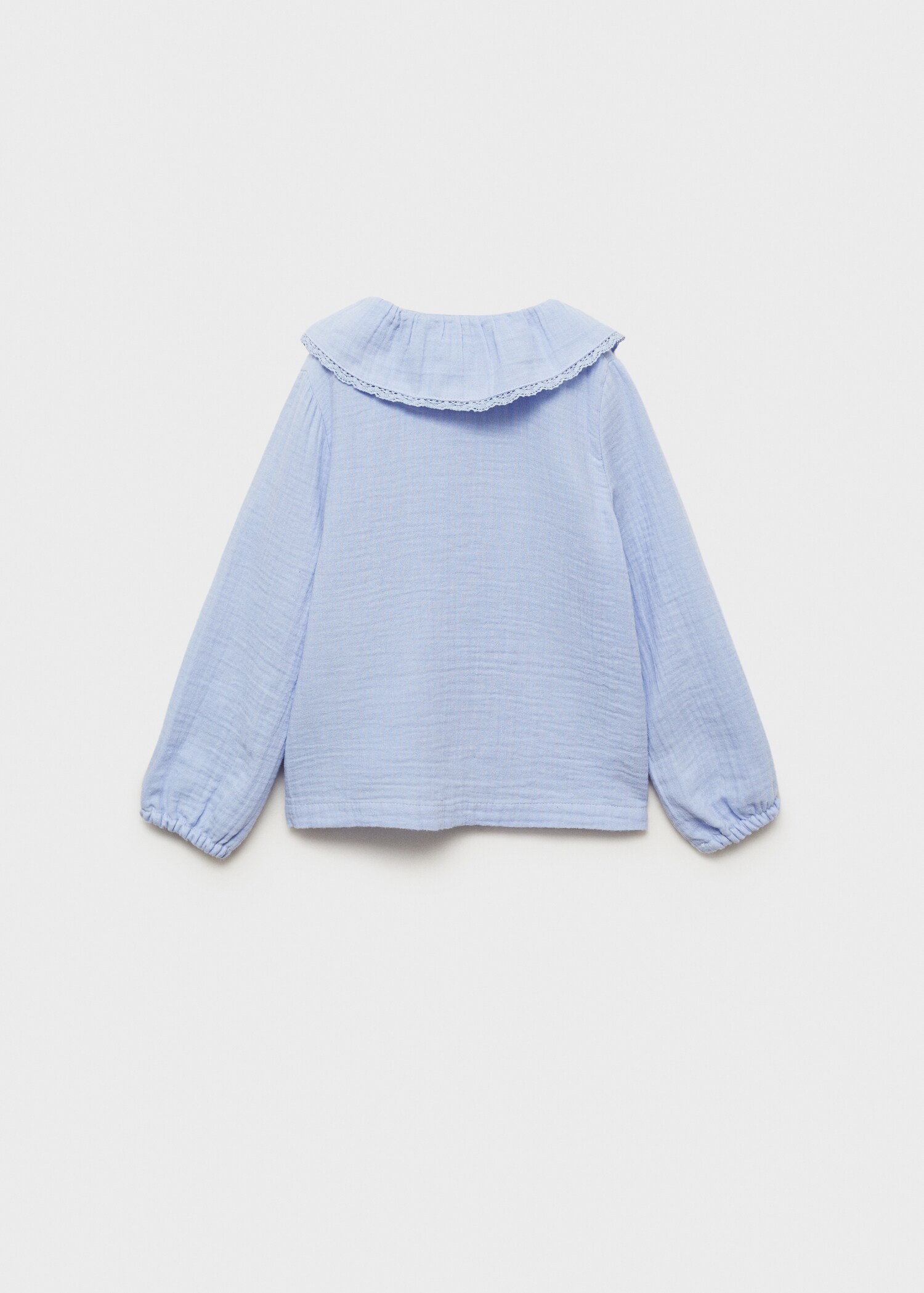 Cheesecloth cotton blouse - Reverse of the article