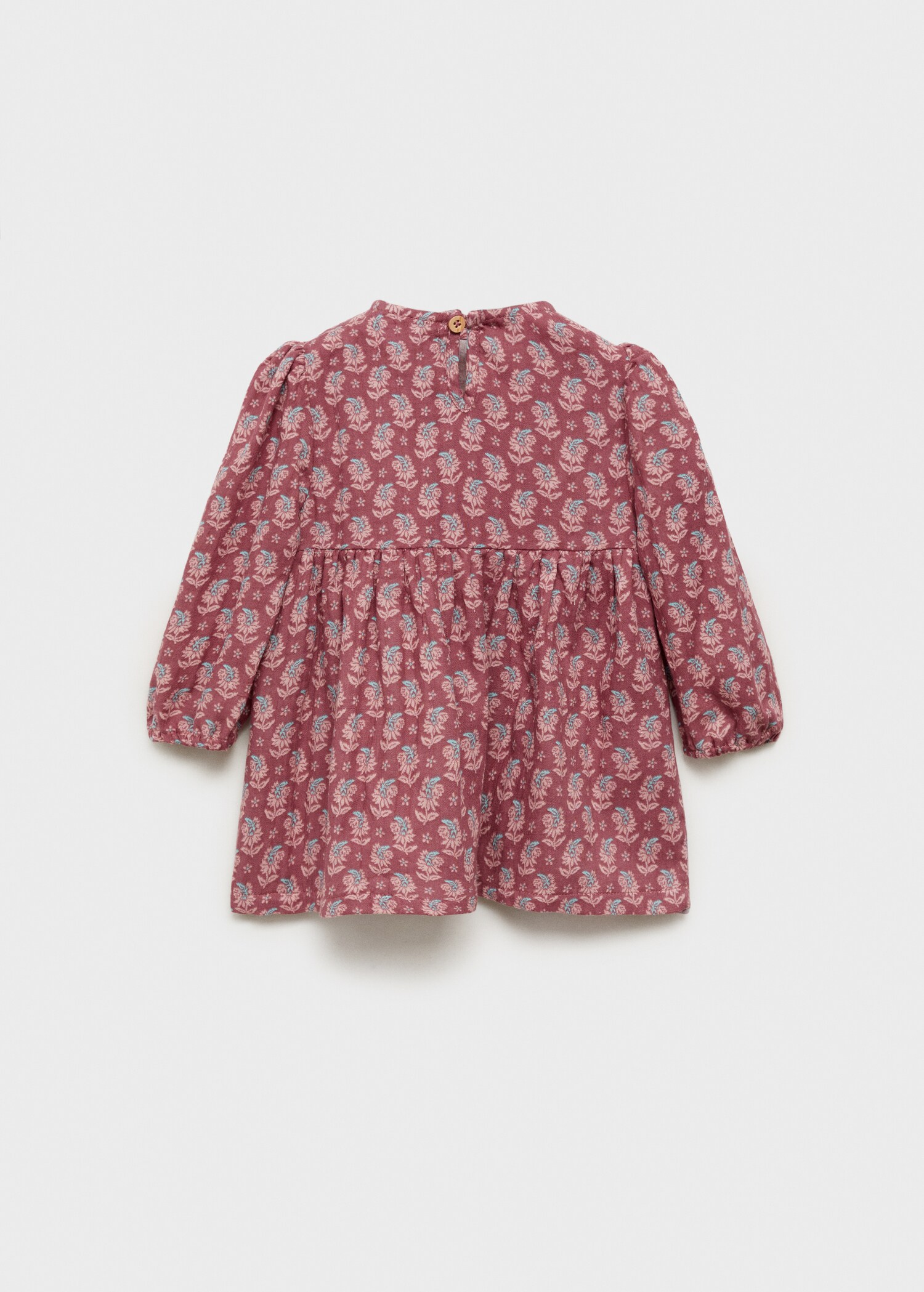 Printed dress - Reverse of the article