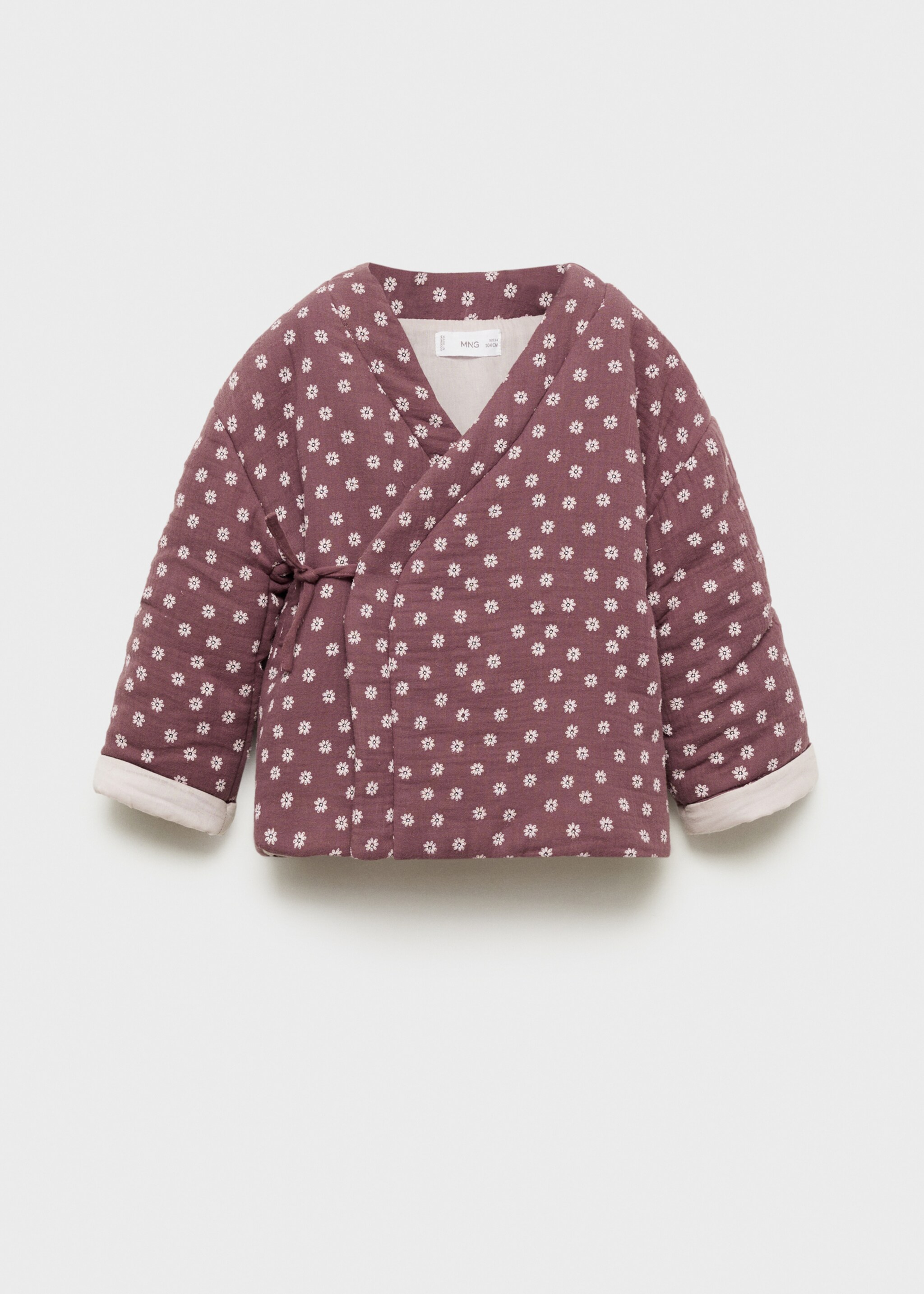 Veste en imprimé floral - Article sans modèle, Grenat. Ref: 87090634-00.