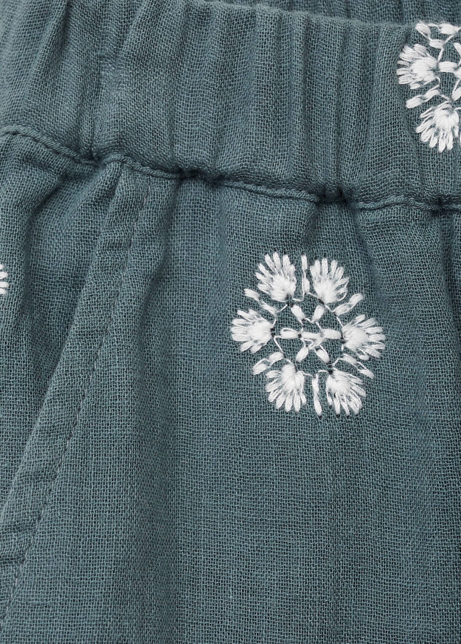 Broderad bomullsbyxa - Detaljer om artikeln 0