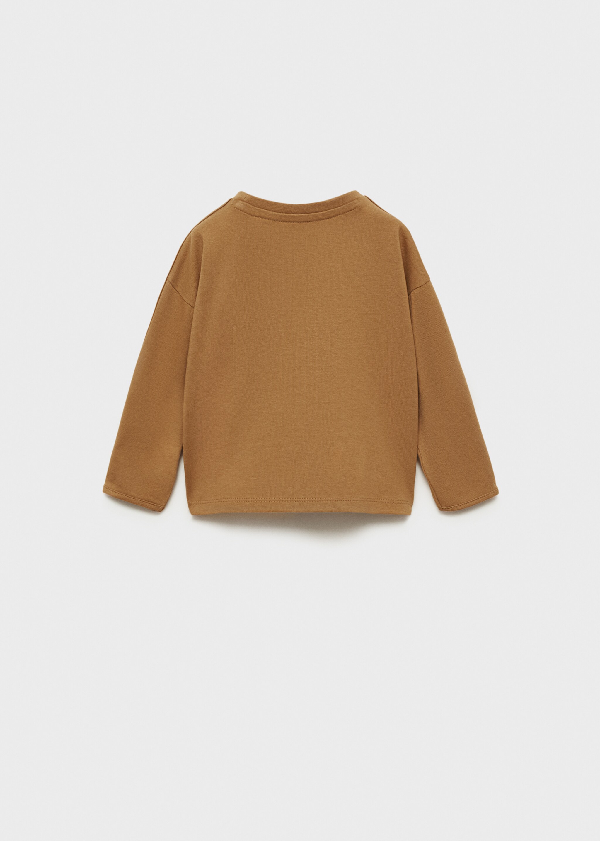 Samarreta aplic bandera - Revers de l'article, Ocre. Ref: 87090636-00.