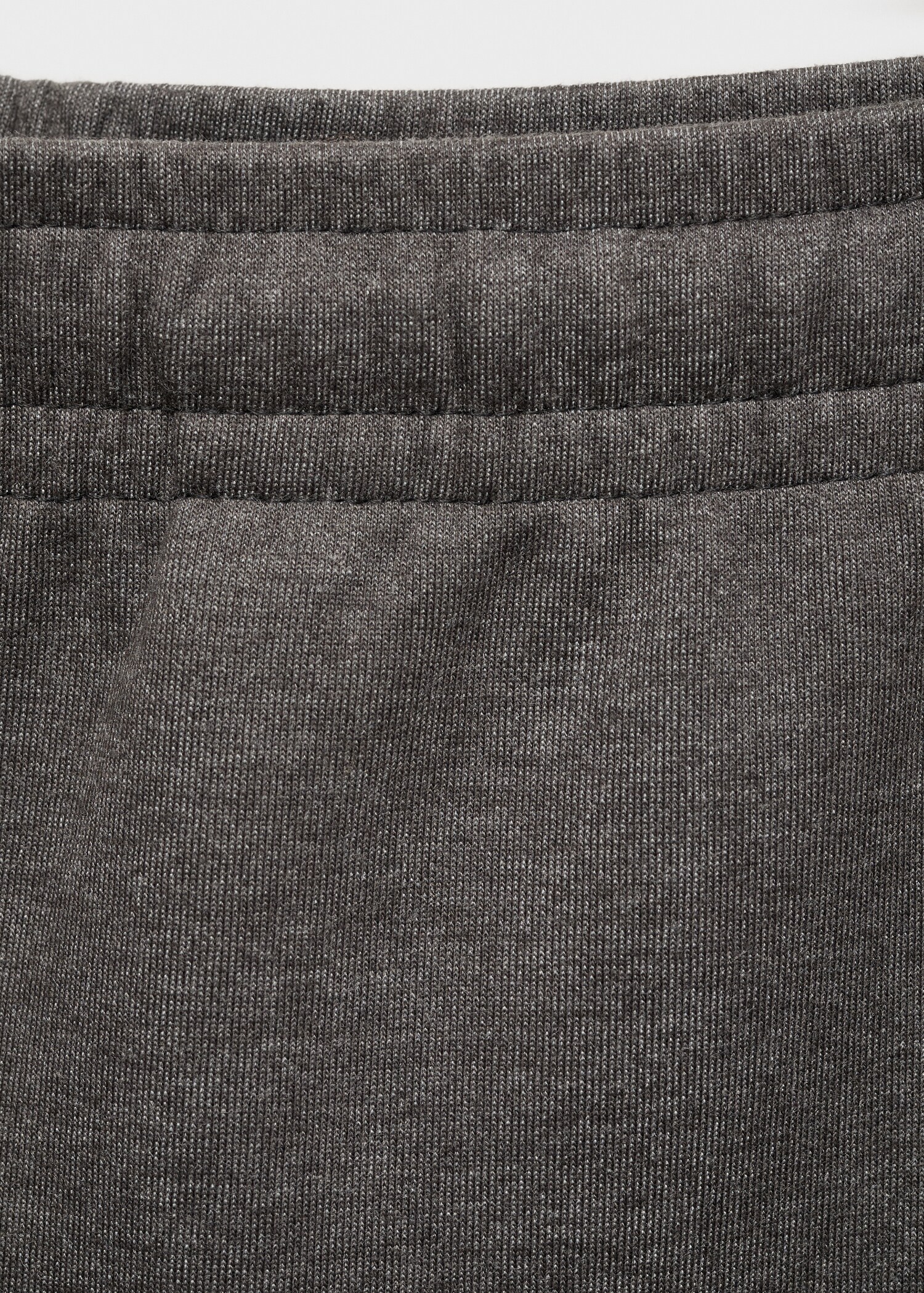 Cotton joggers embroidered detail - Details of the article 0