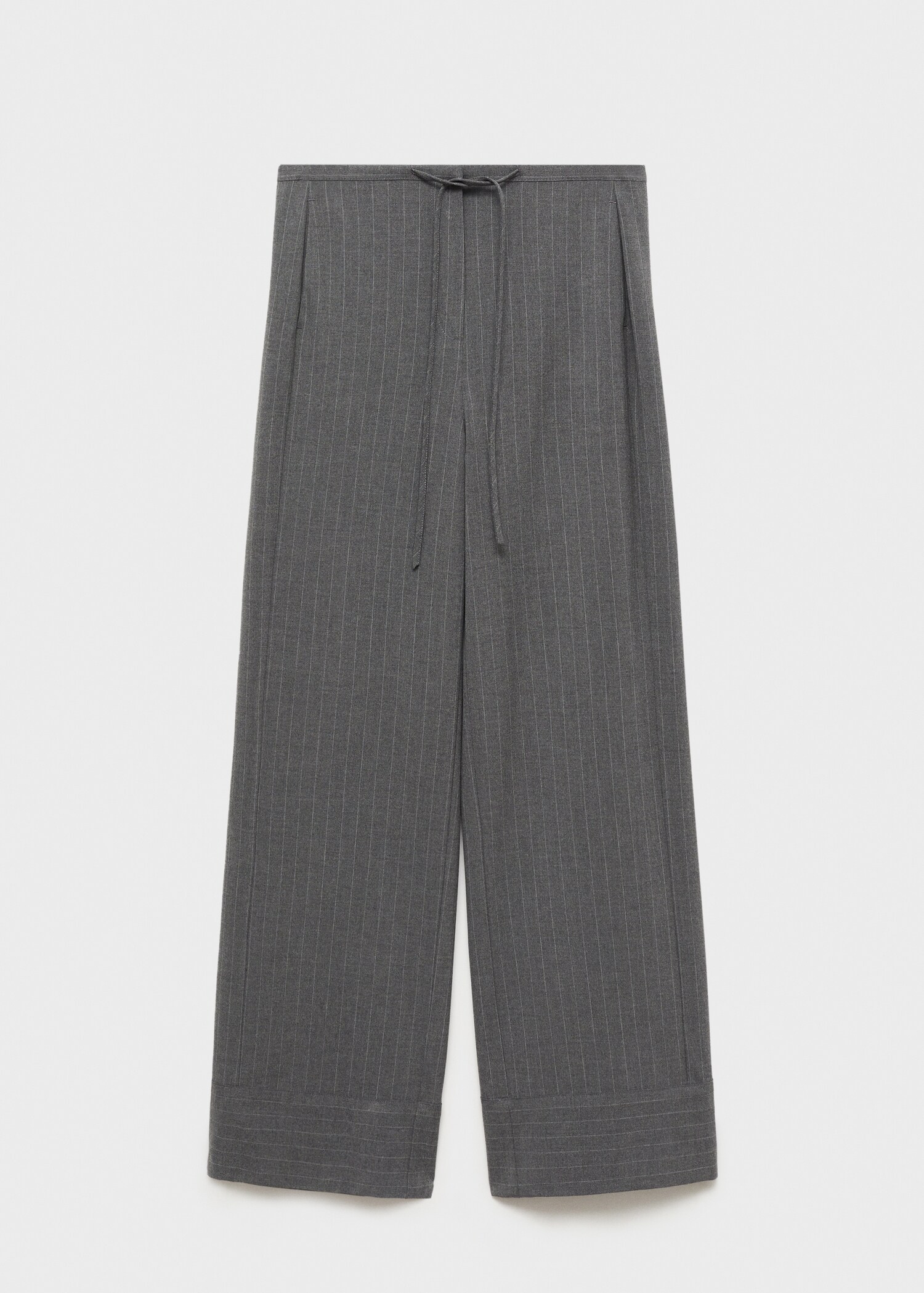 Pantalon droit fines rayures - Article sans modèle