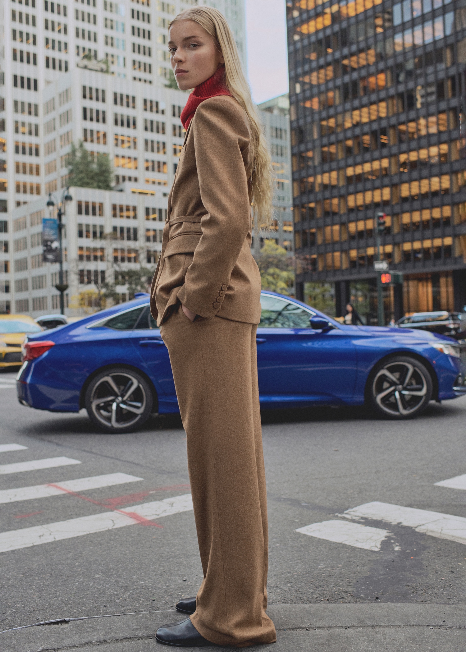 Wool-blend suit pants - Details of the article 1