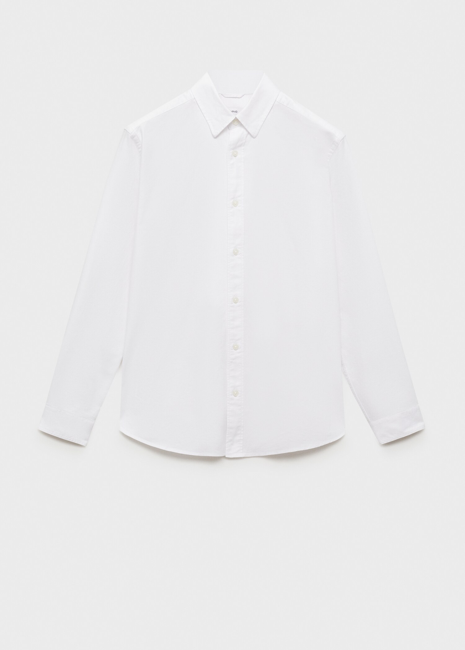 100% cotton Oxford shirt with logo - Article without model