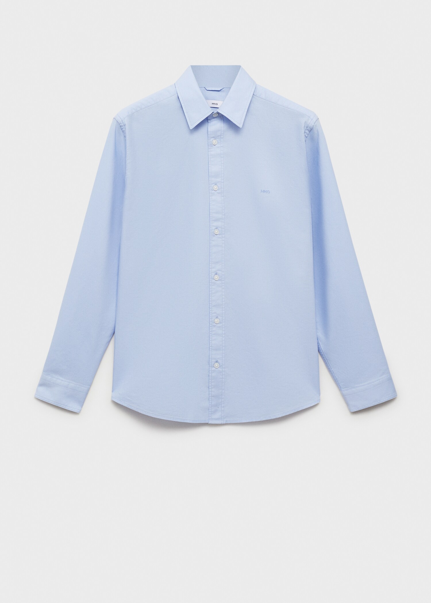 100% cotton Oxford shirt with logo - Article without model