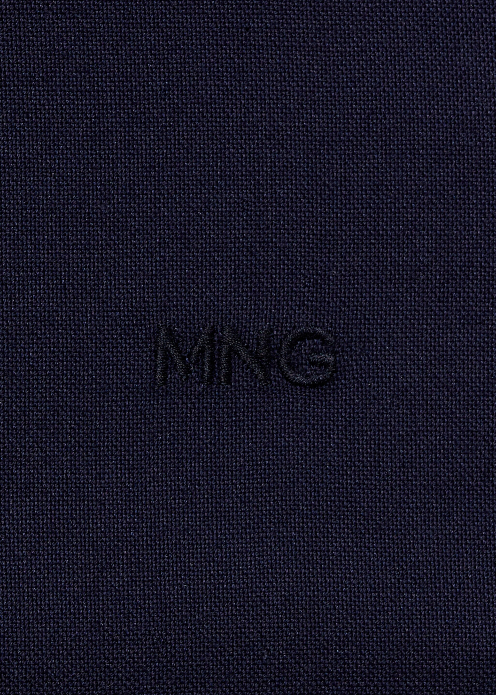 100% cotton Oxford shirt with logo - Details of the article 0, Dark Navy. Ref: 87090653-00.