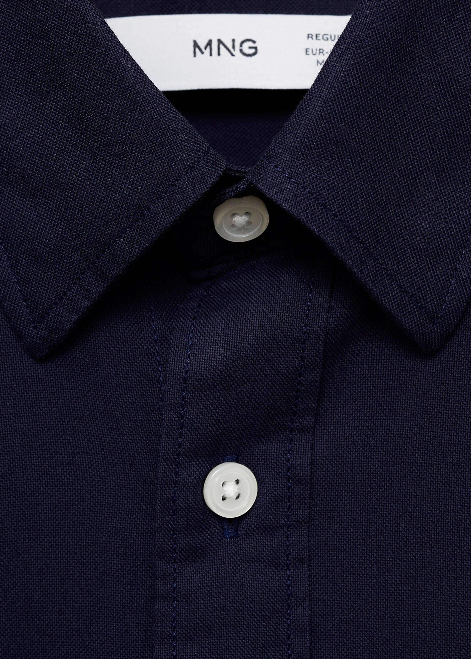 100% cotton Oxford shirt with logo - Details of the article 8