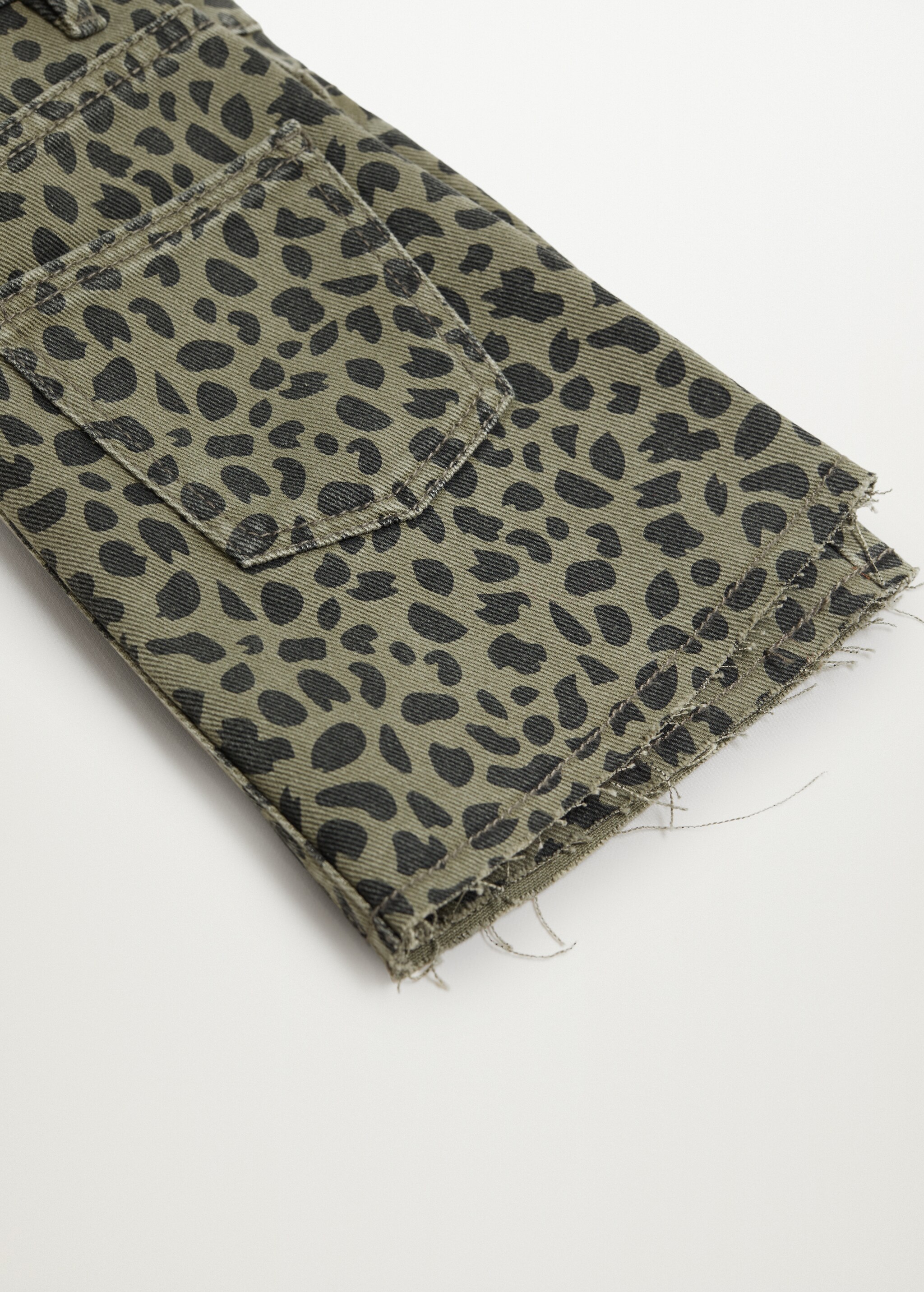 Džínová sukně s leopardím vzorem - Detail zboží 8