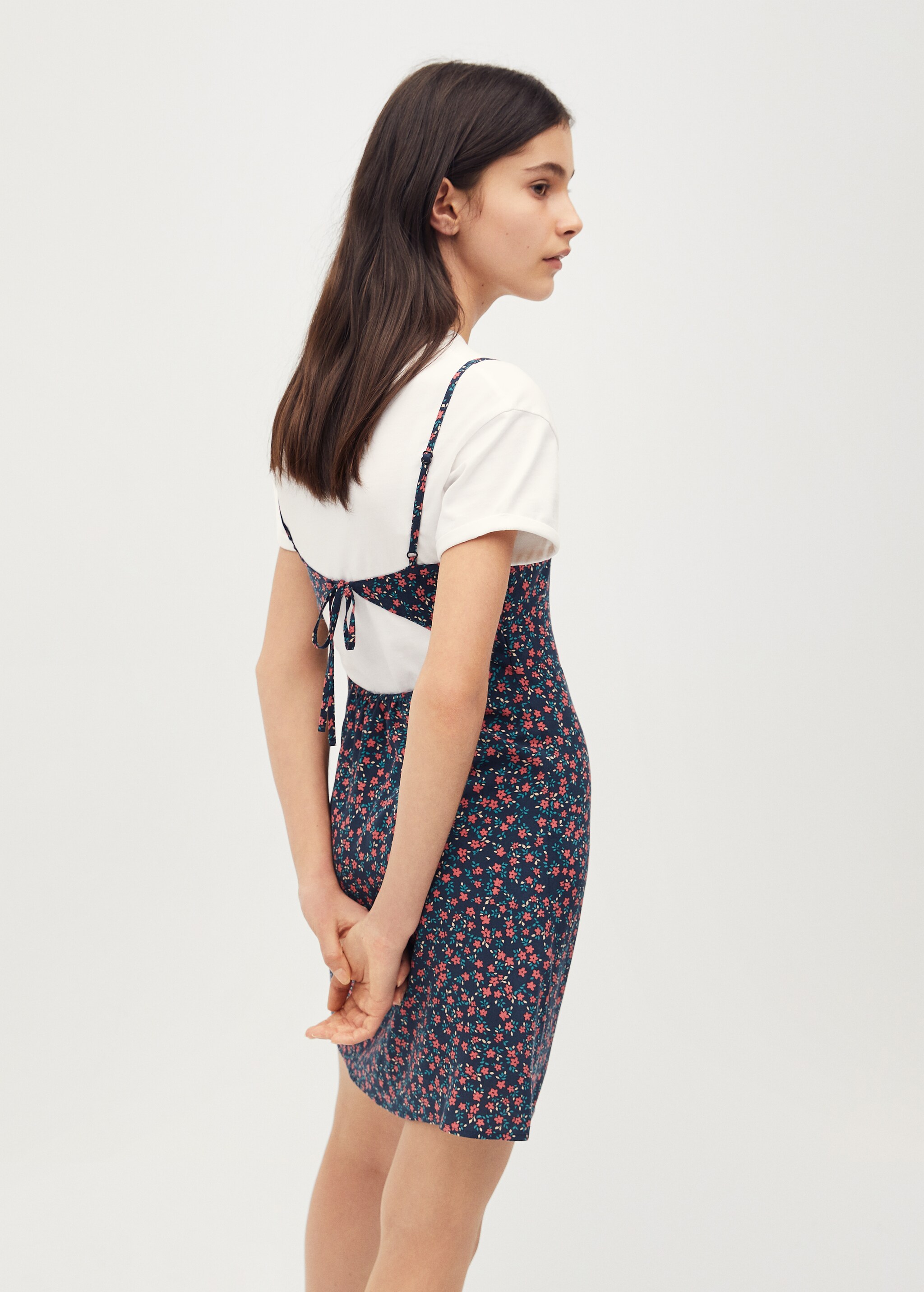 Printed strap dress - Details of the article 1