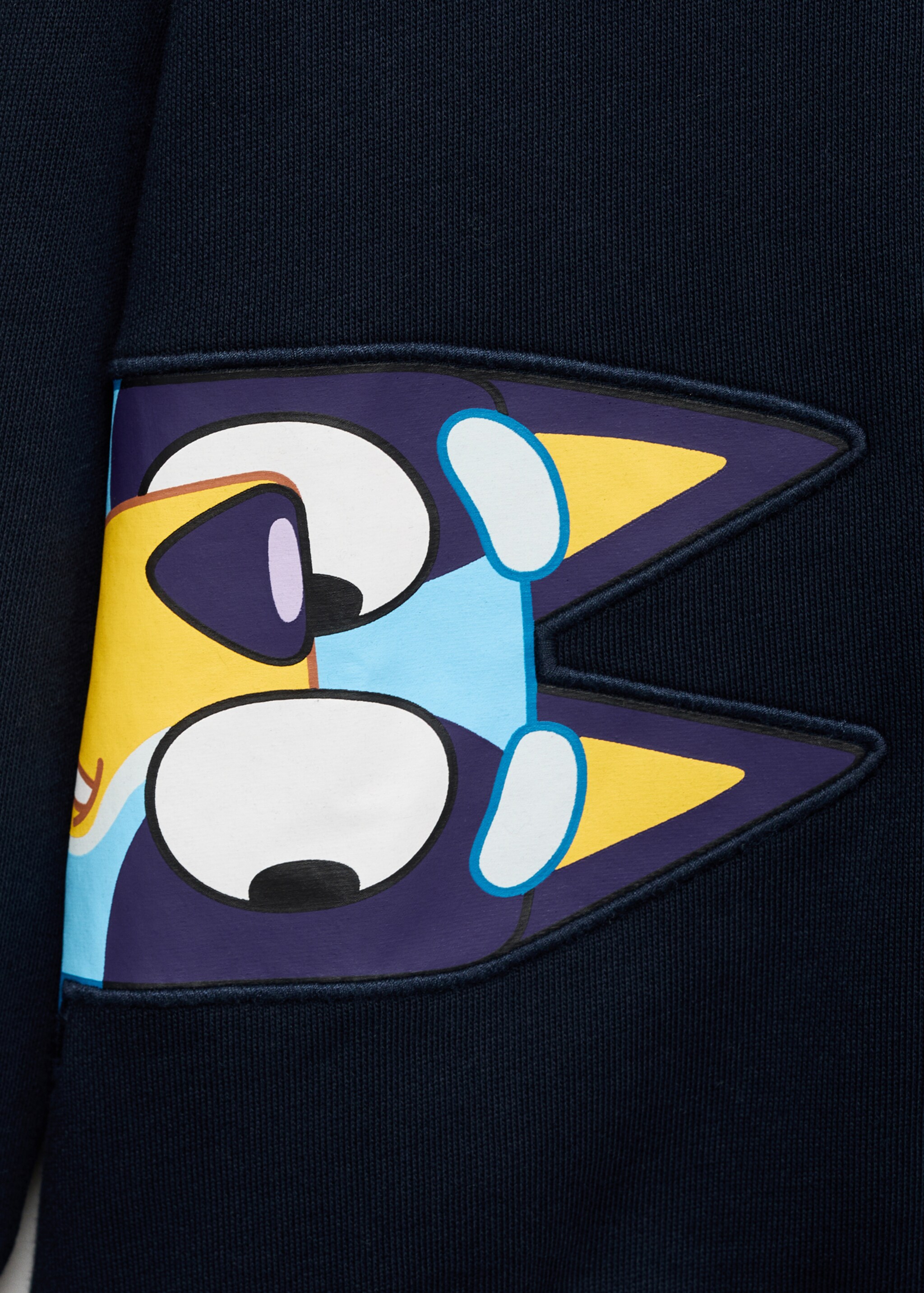 Bluey-print sweatshirt - Details of the article 8, Dark Navy. Ref: 87091047-00.