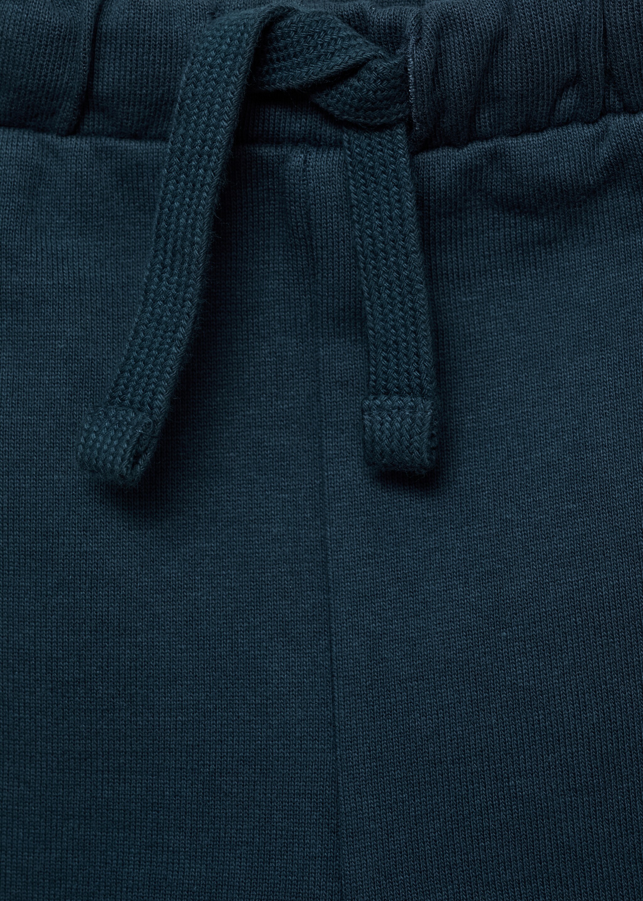Knit jogger-style trousers - Details of the article 8, Dark Navy. Ref: 87091051-00.