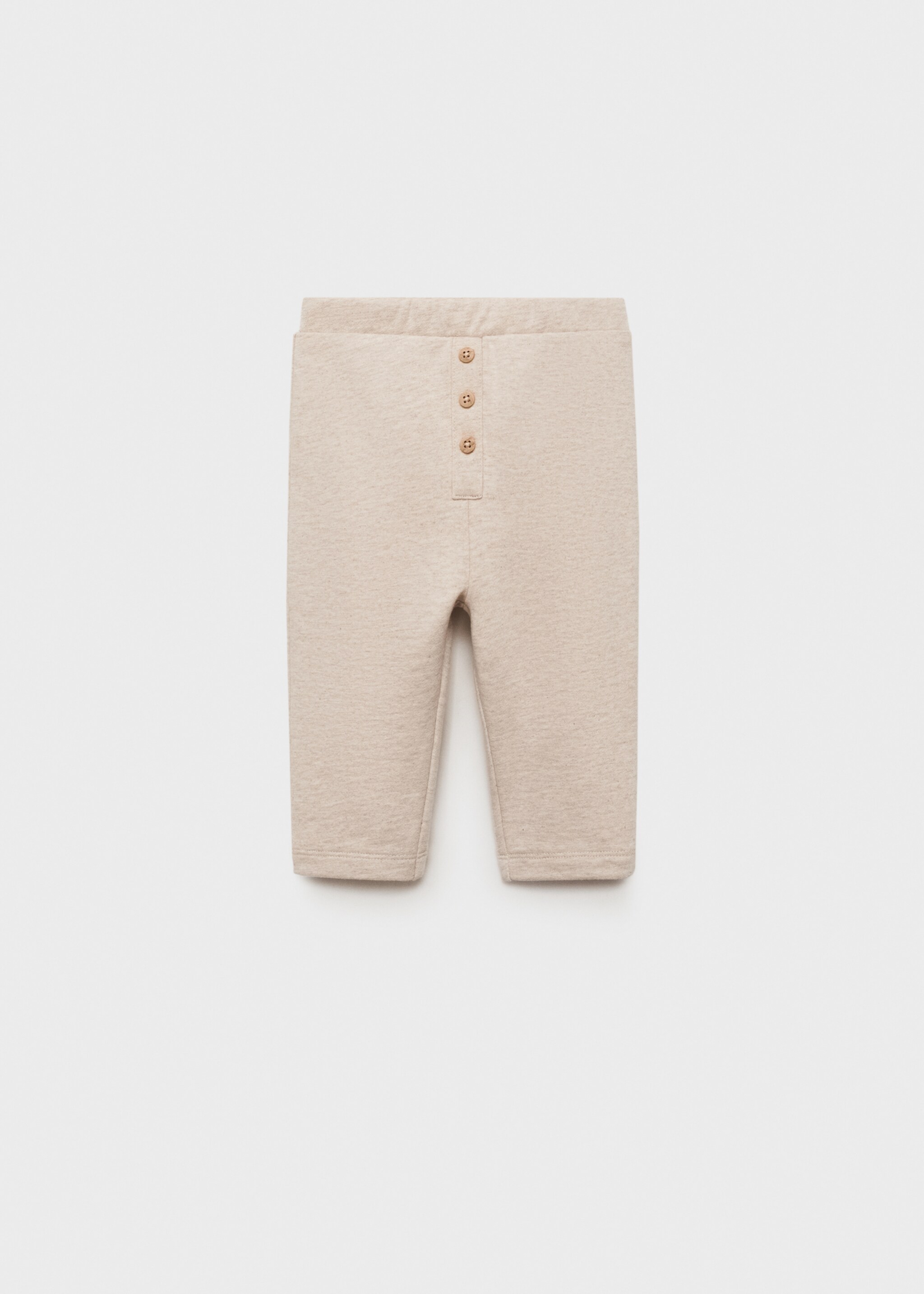 Παντελόνι jogger μελανζέ - Προϊόν χωρίς μοντέλο, Άμμος. Ref: 87091053-00.