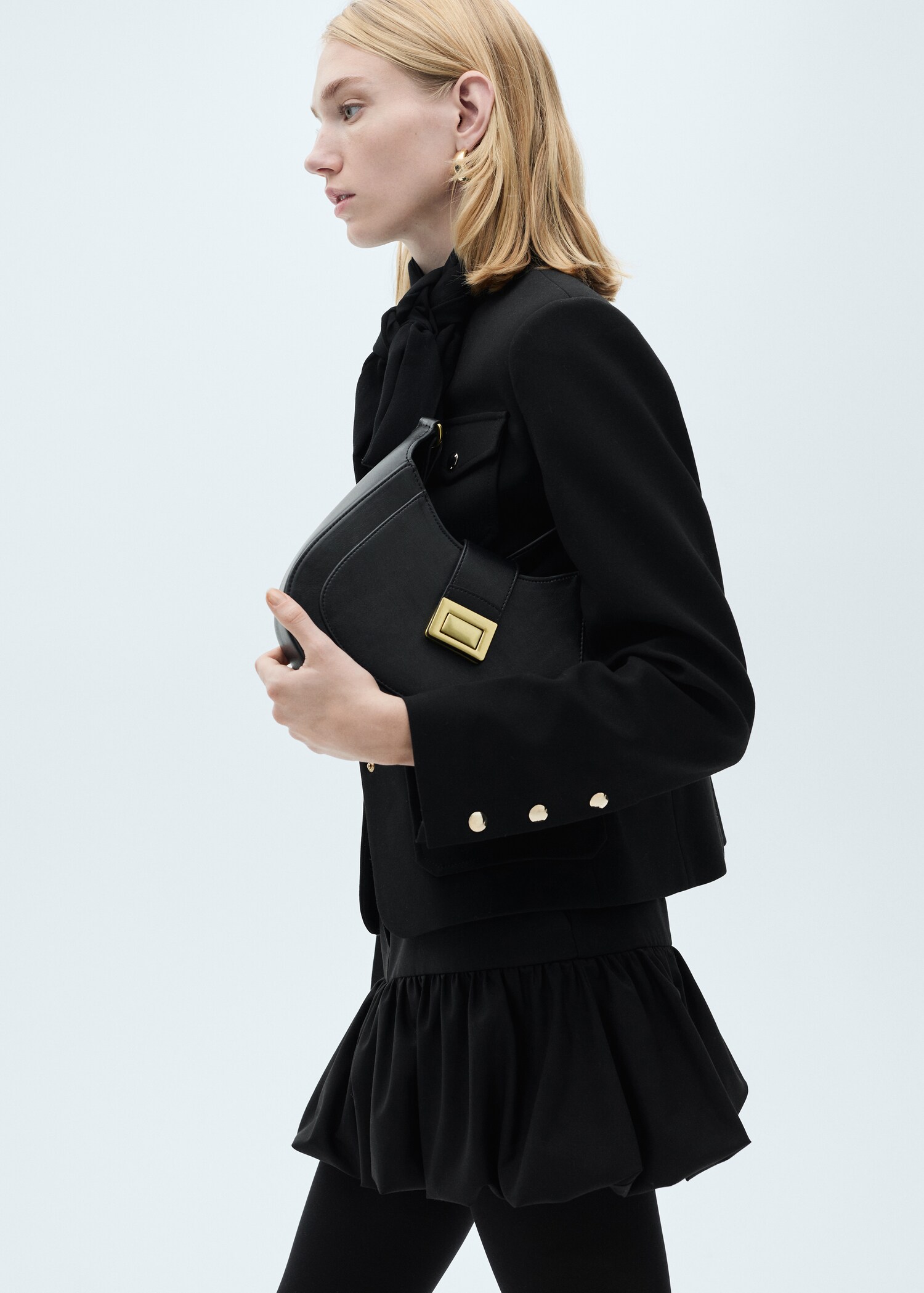 Φούστα μίνι balloon βολάν - Λεπτομέρεια του προϊόντος 2