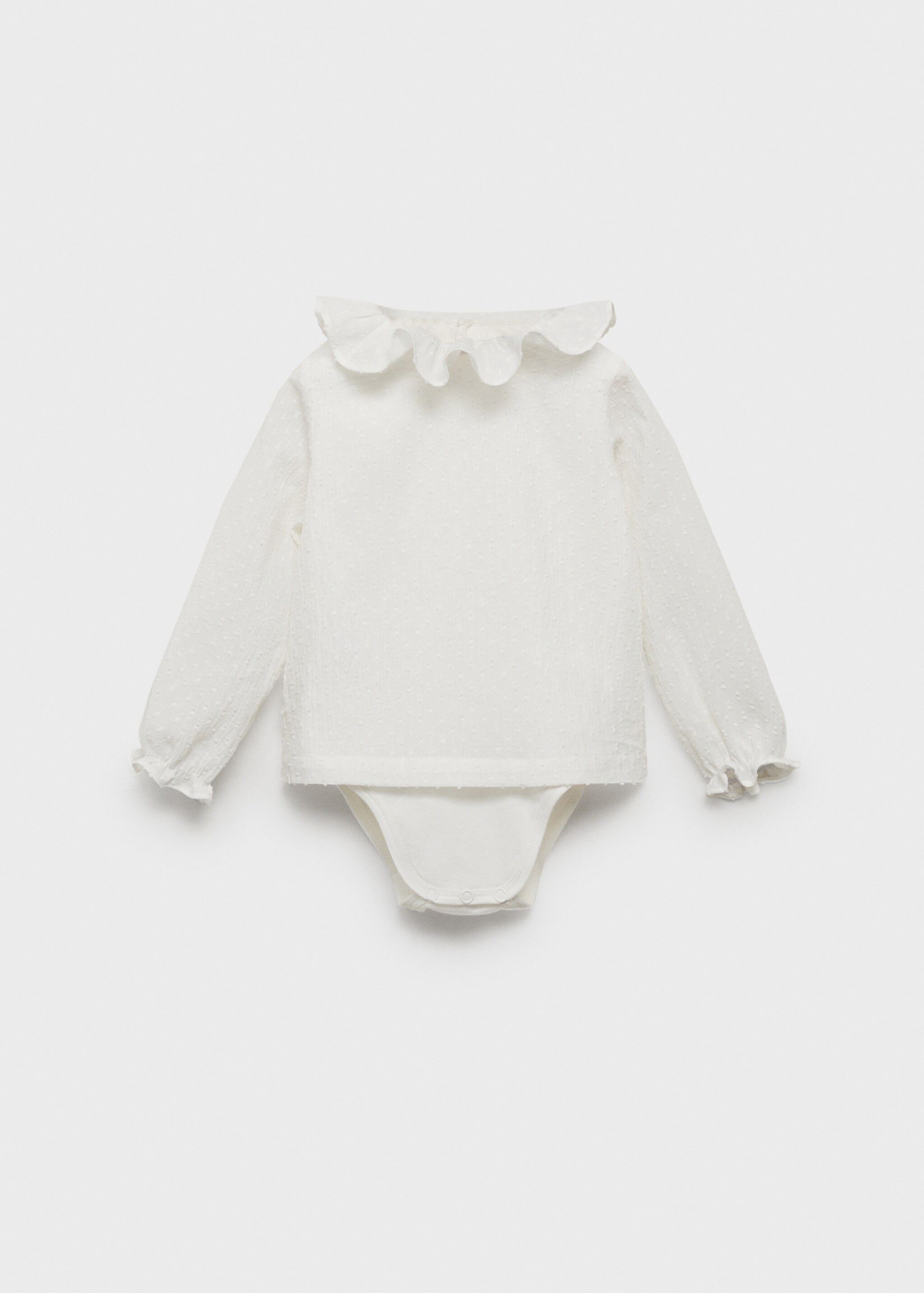 Poplin blouse - Article without model, Off White. Ref: 87091056-00.