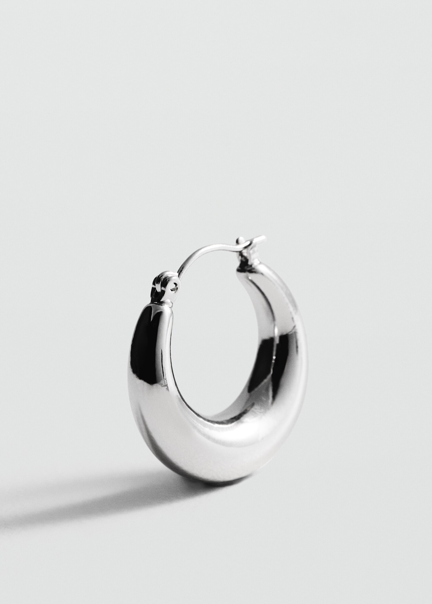 Volume hoop earrings - Medium plane