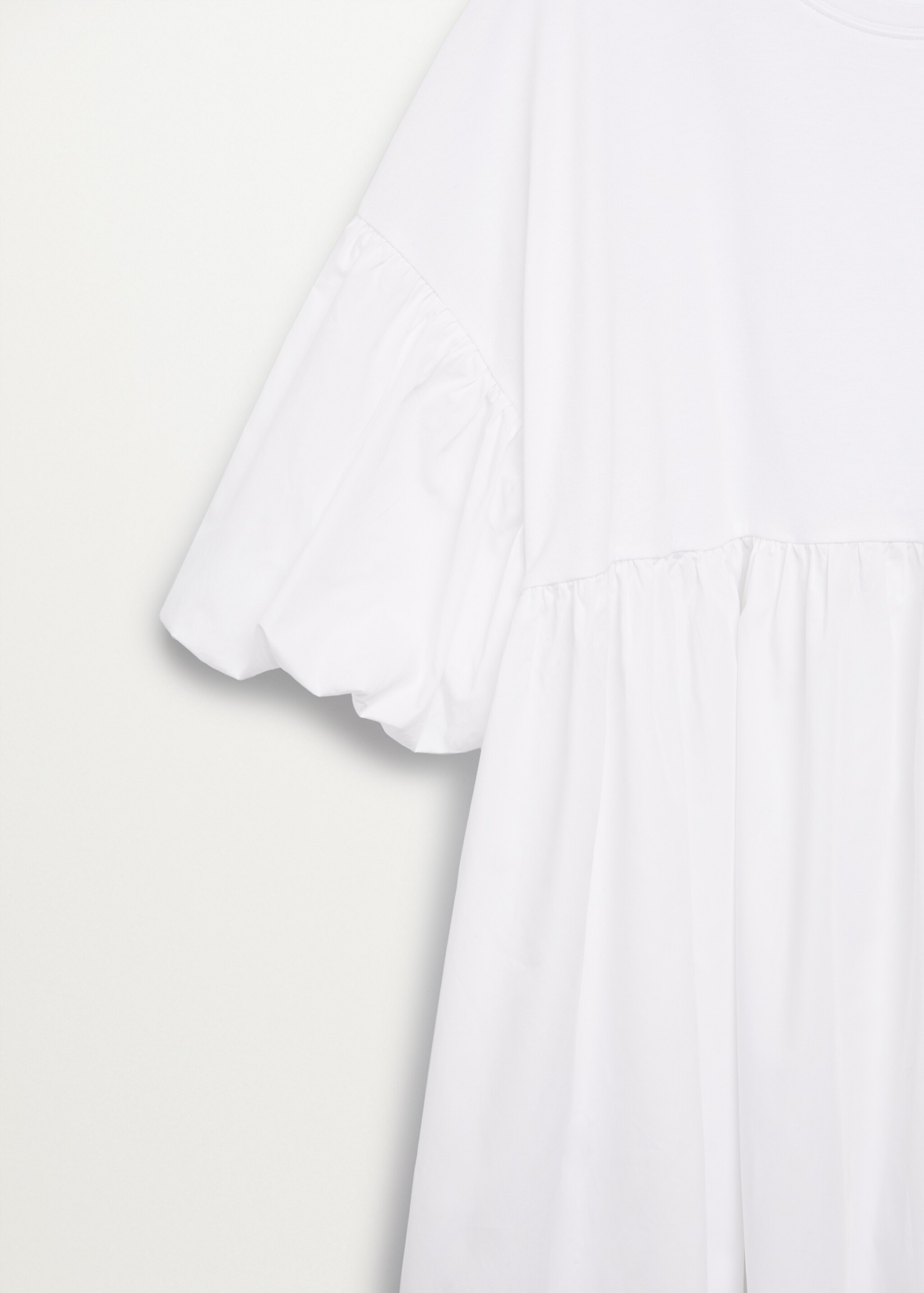 Vestido algodón manga abullonada - Detalle del artículo 8