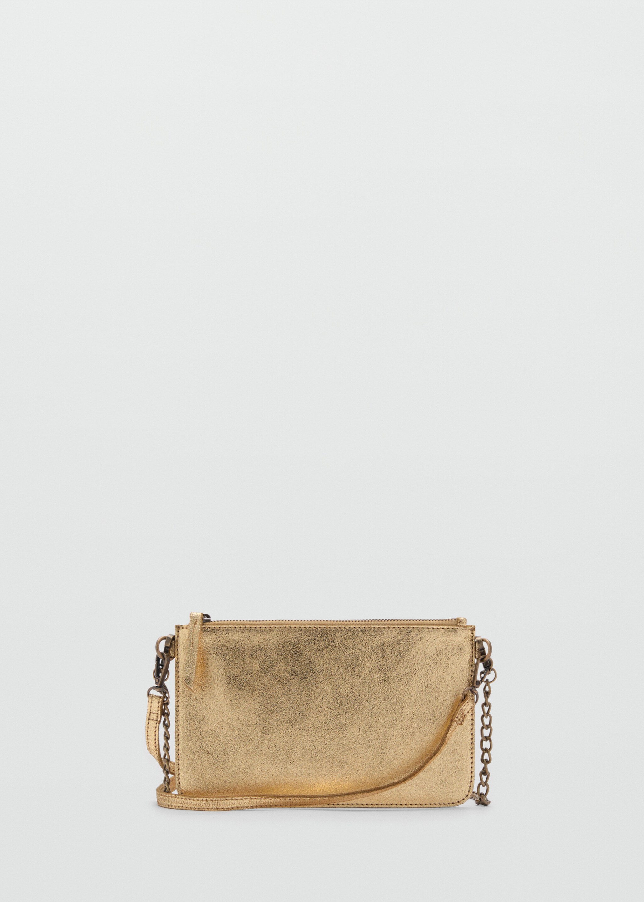Leather metallic bag - Article without model, Gold. Ref: 87091516-00.