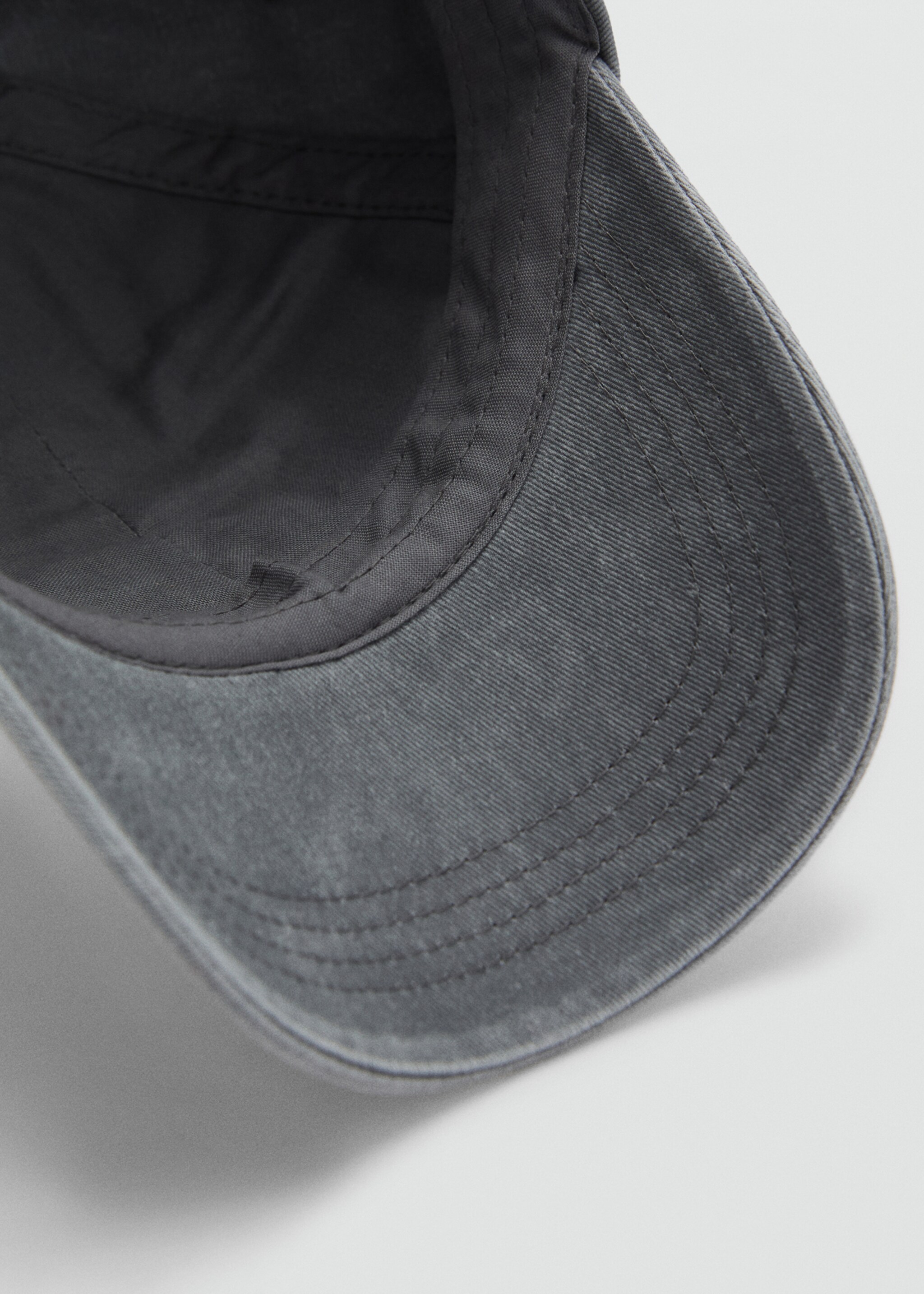 The Rolling Stones cap - Details of the article 2, Charcoal. Ref: 87091517-00.