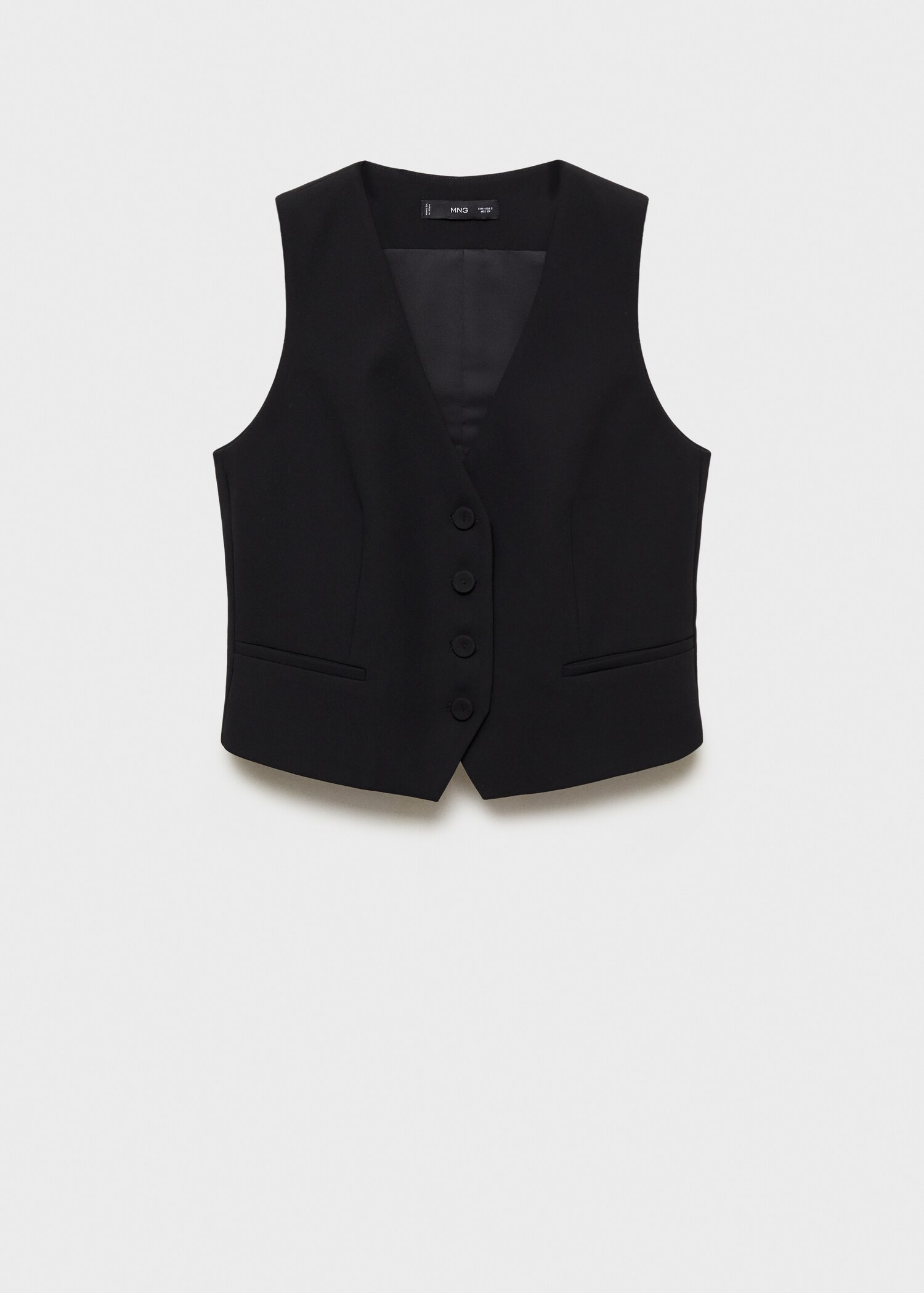 Suit waistcoat with buttons - Article without model