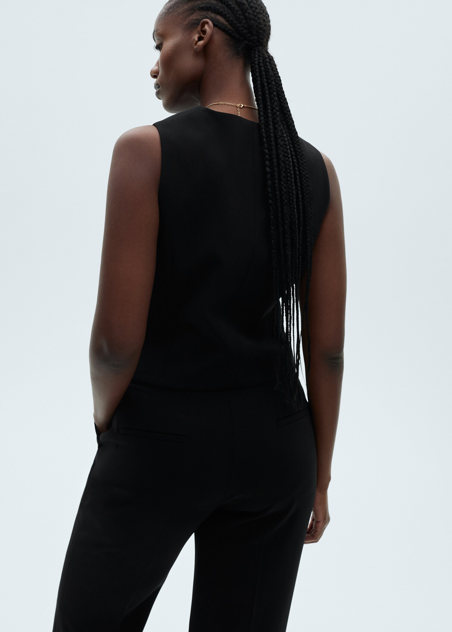 Suit waistcoat with buttons - Details of the article 4