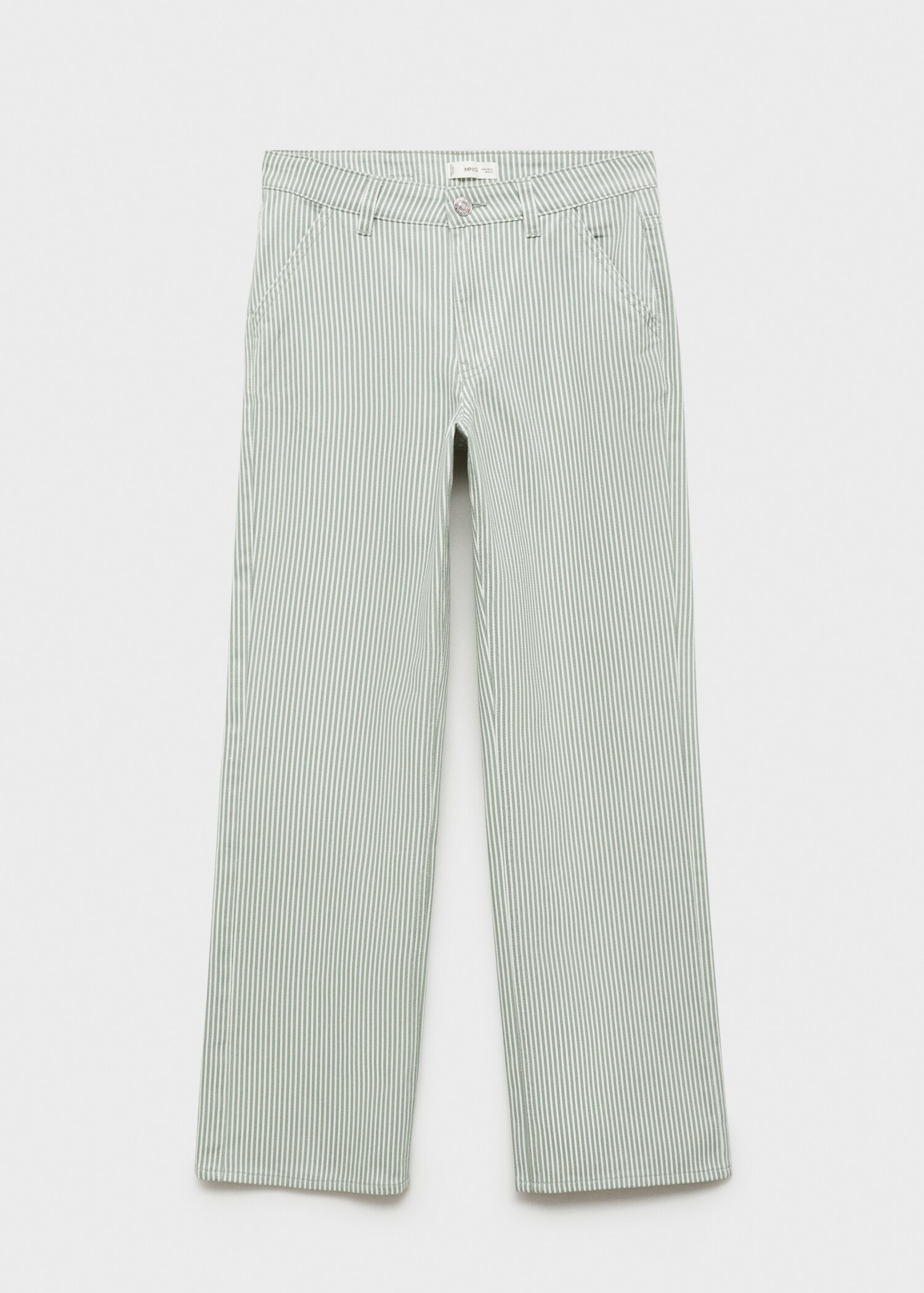 Straight-fit striped jeans - Article without model