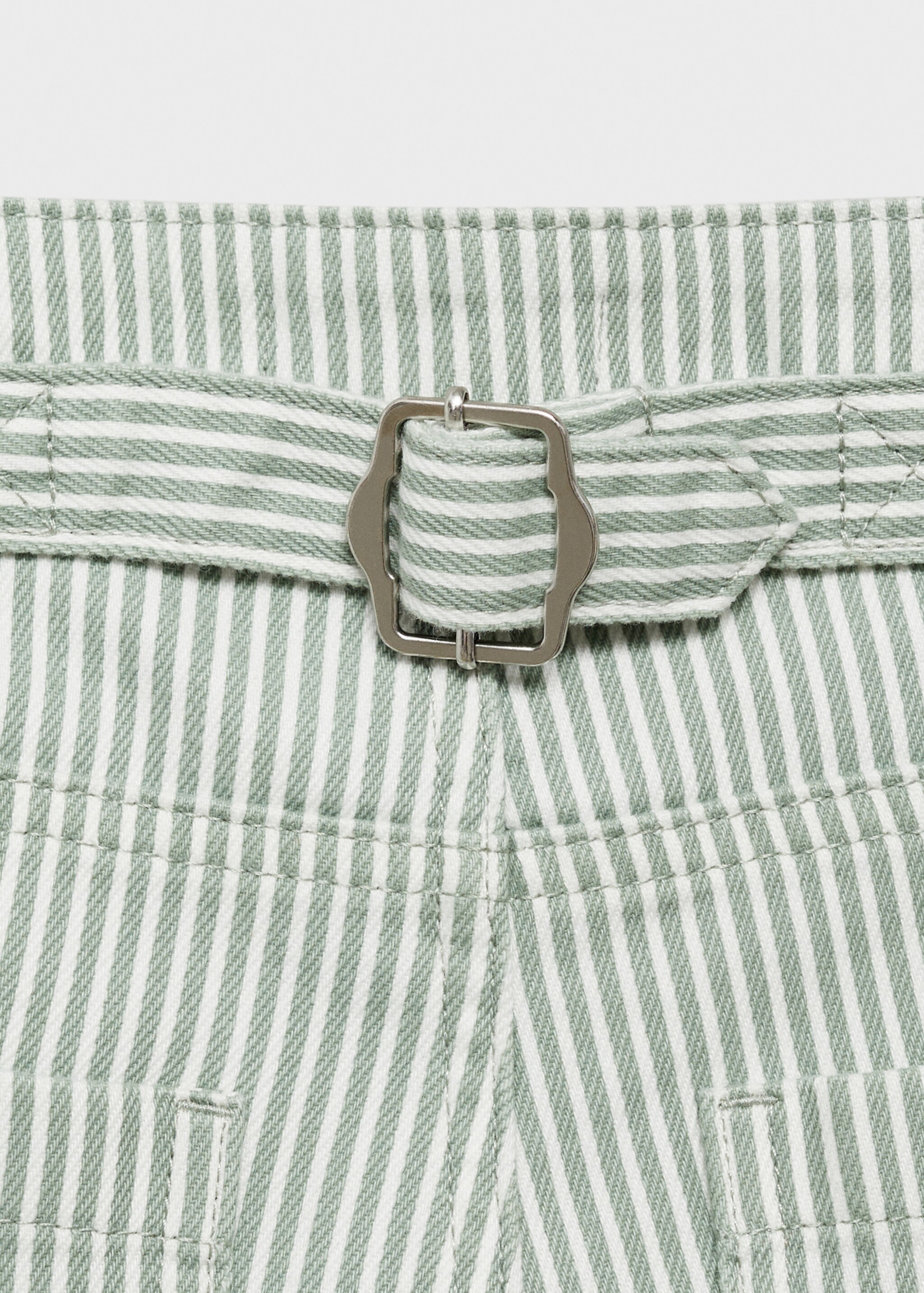 Jean straight-fit à rayures - Détail de l'article 0, Vert pastel. Ref: 87091520-00.