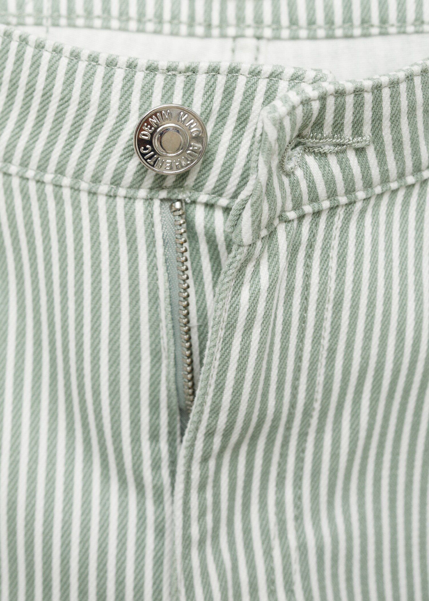 Straight-fit striped jeans - Details of the article 8