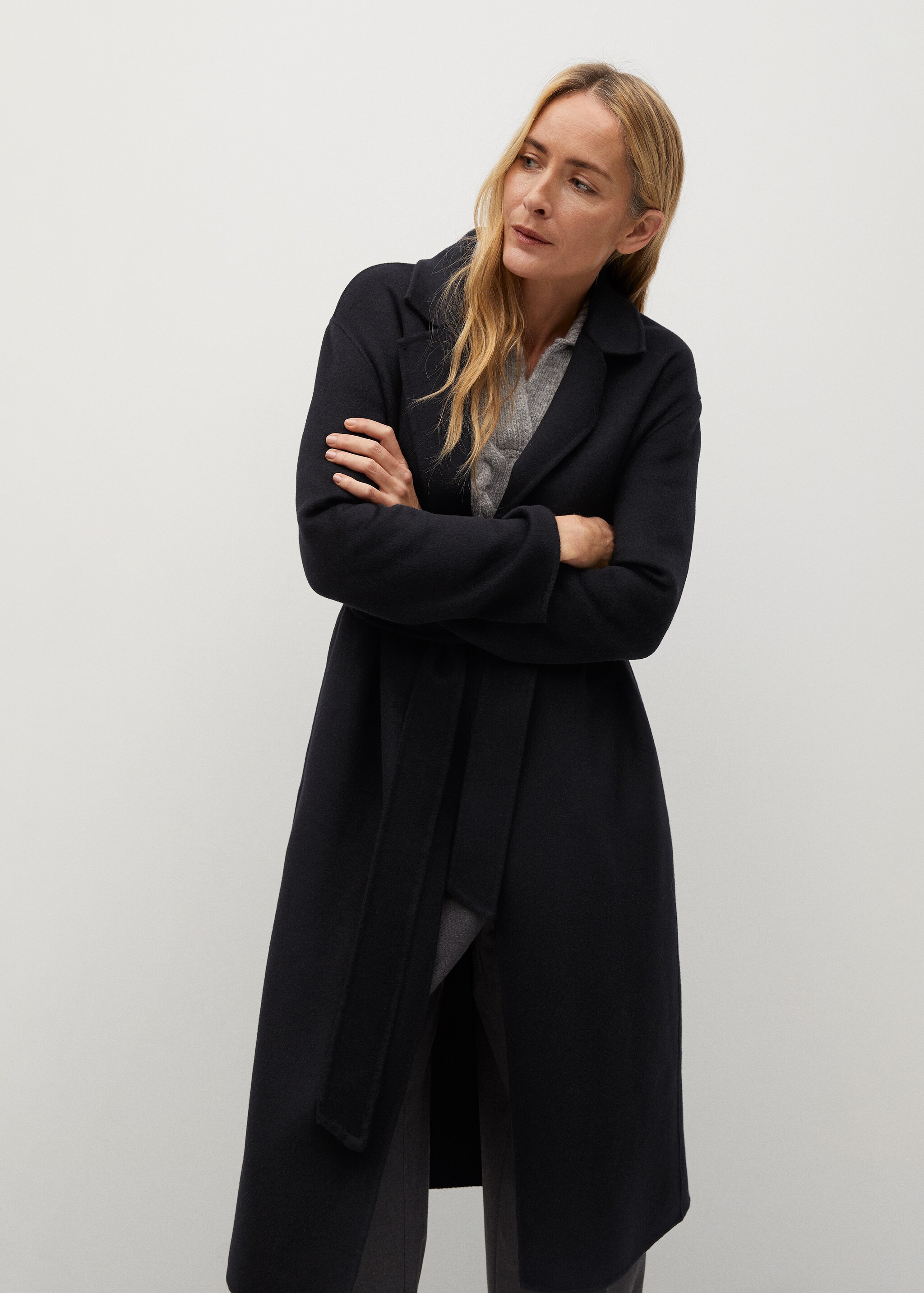 Handmade wool coat - Medium plane
