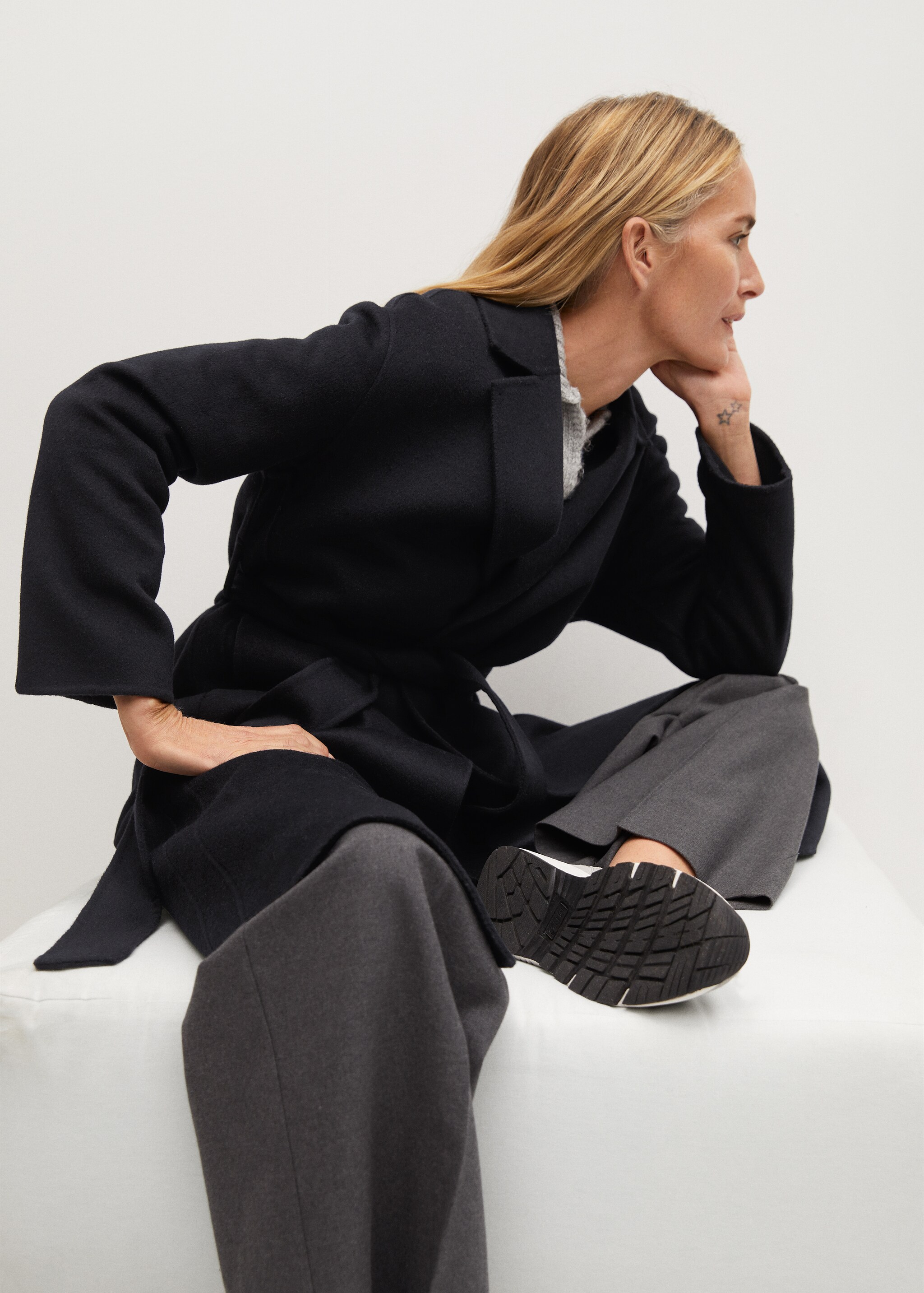 Handmade wool coat - Details of the article 2