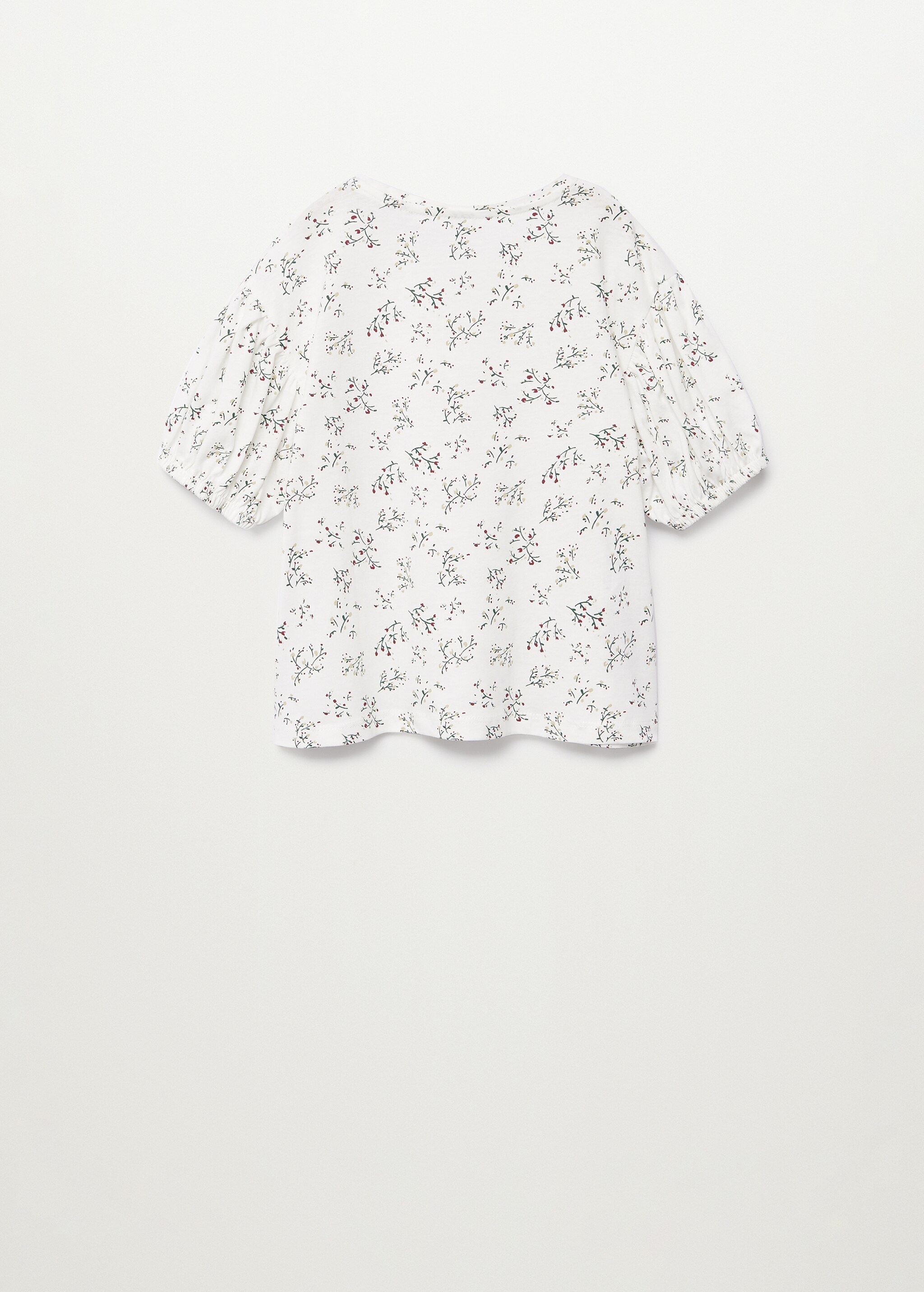Camiseta manga abullonada - Reverso del artículo