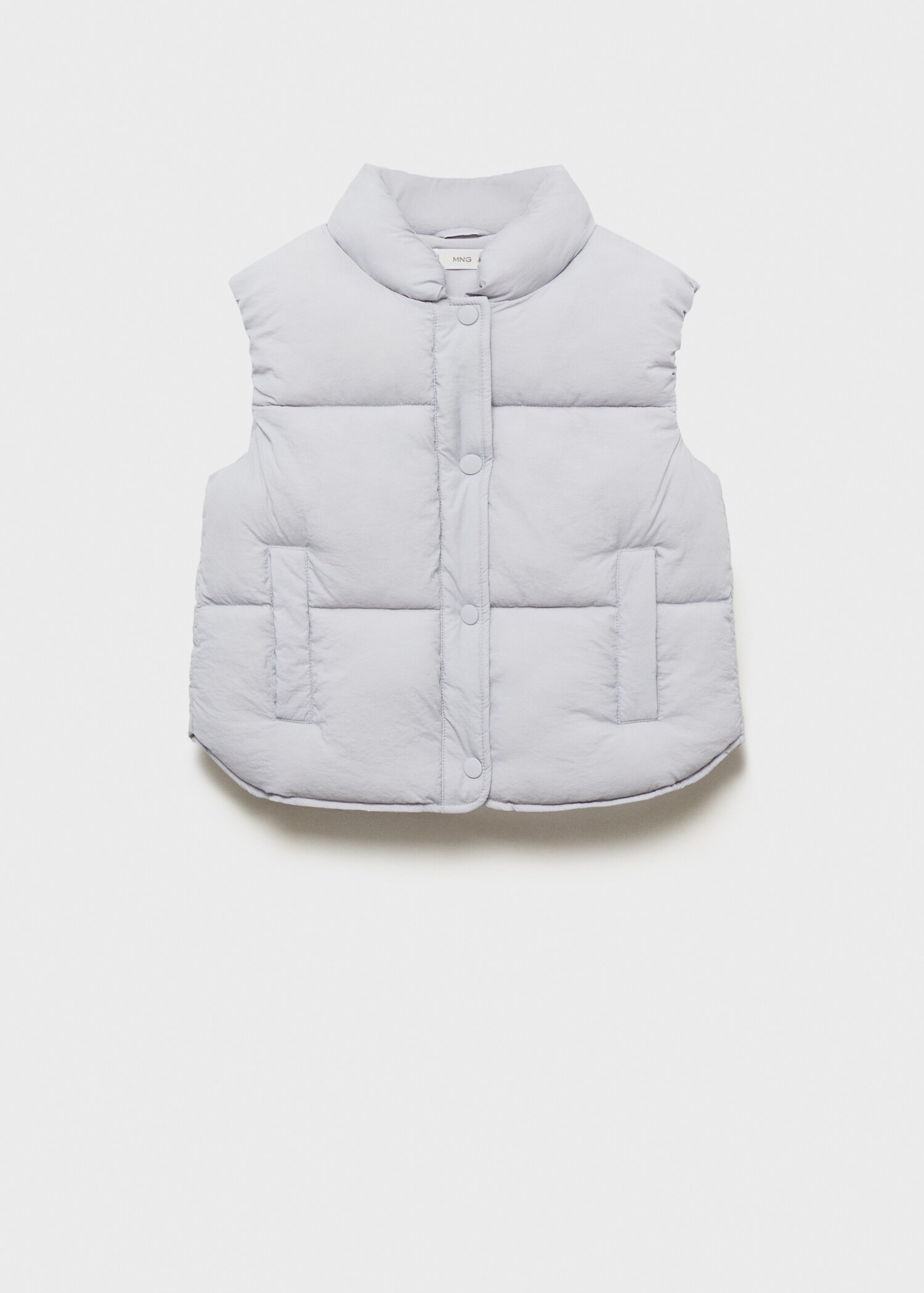 Quilted gilet with buttons - Article without model