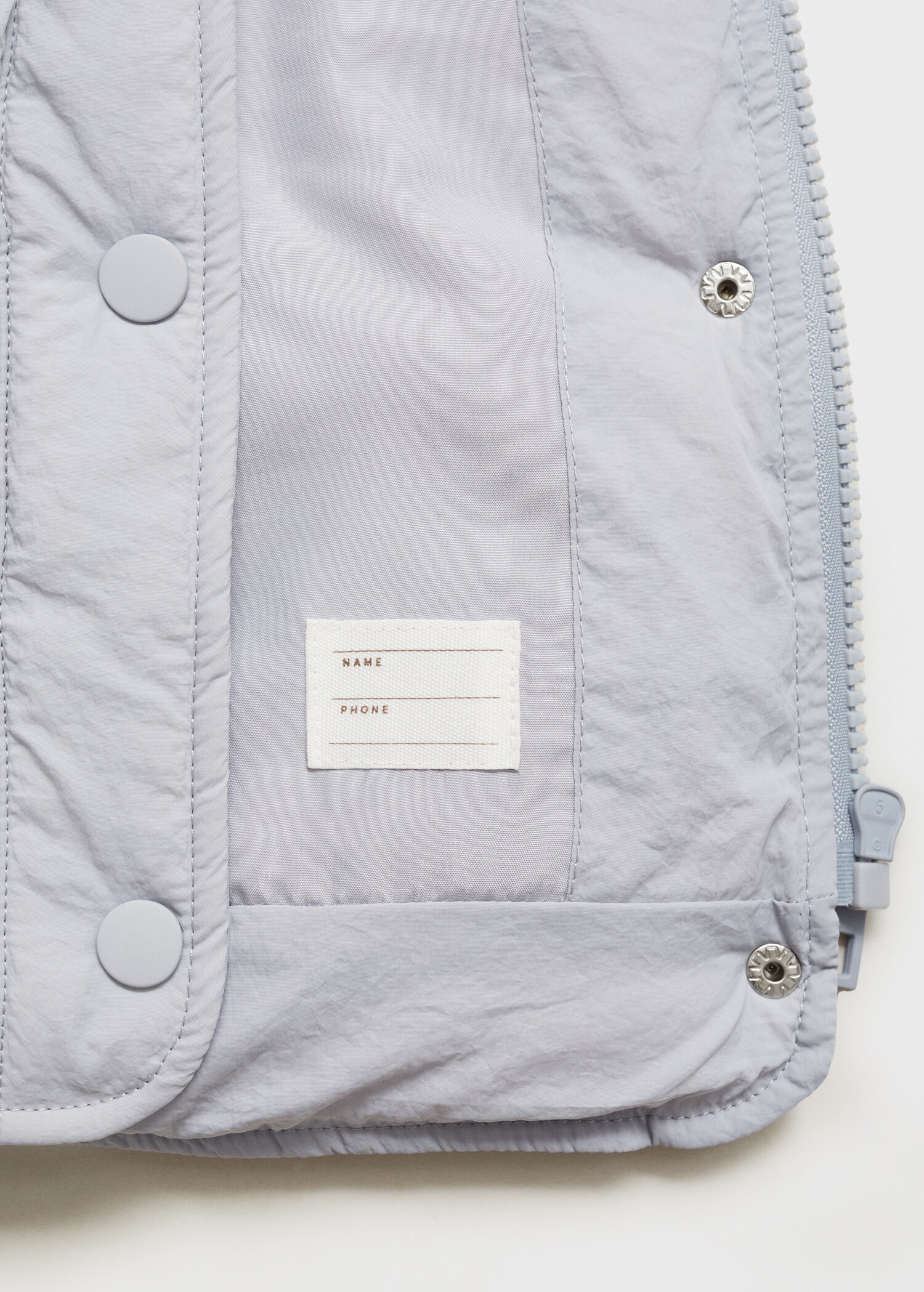 Quilted gilet with buttons - Details of the article 0