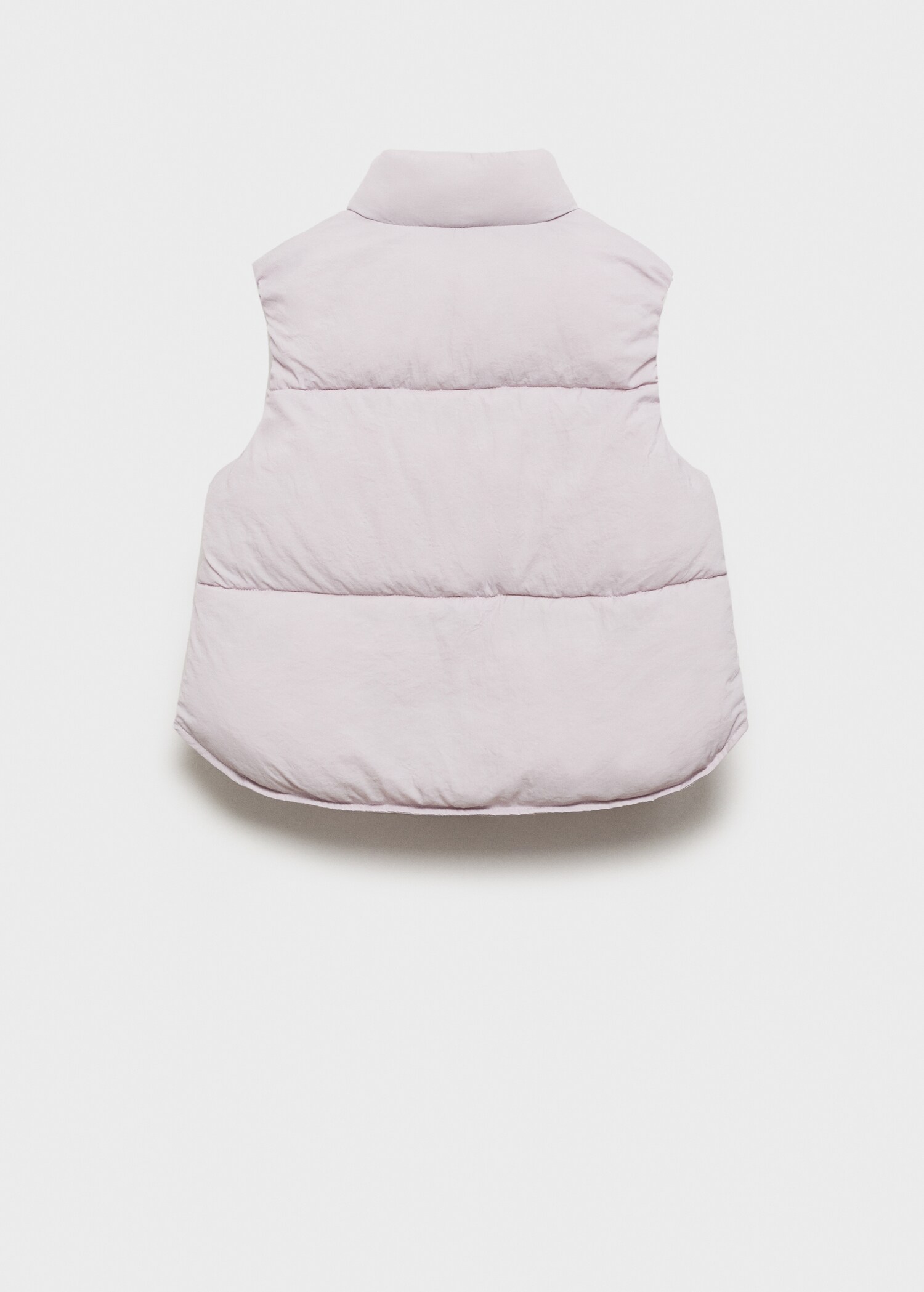 Quilted gilet with buttons - Reverse of the article