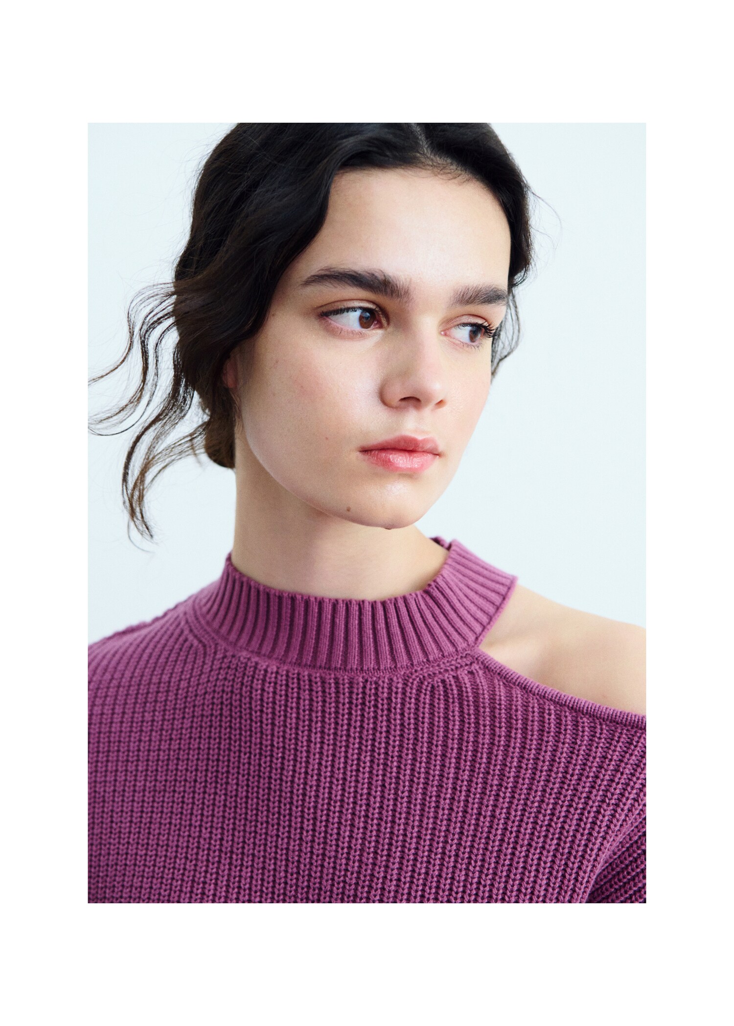 Pull-over asymétrique ouverture épaule - Détail de l'article 5