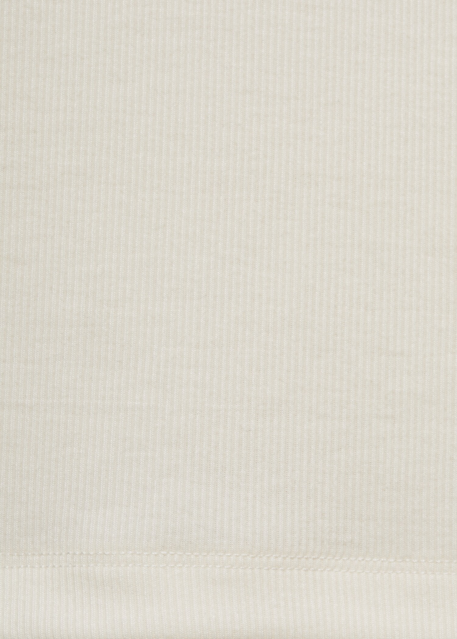 Geribd gebreid T-shirt met ronde hals - Detail van het artikel 0