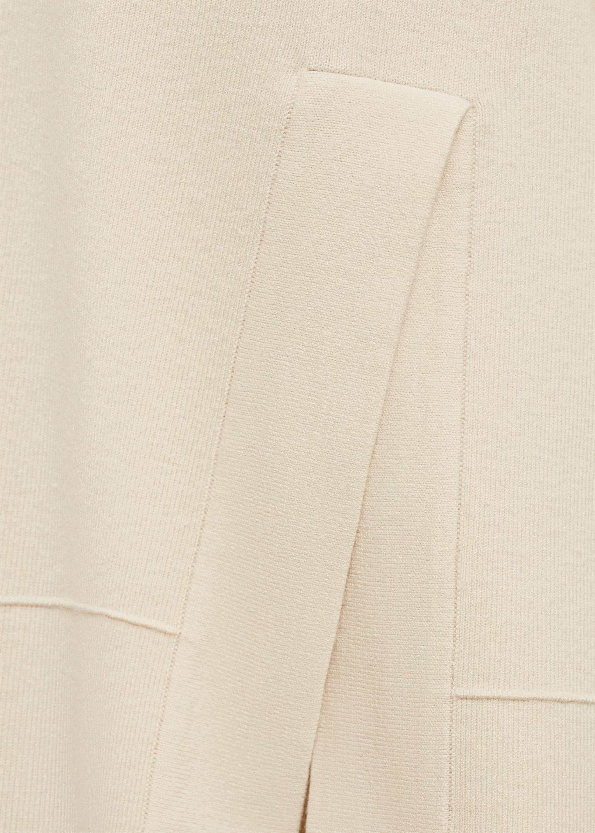 Kapuzenpullover aus Rippstrick - Detail des Artikels 0, Hellgrau/Pastellgrau. Ref: 87092896-00.