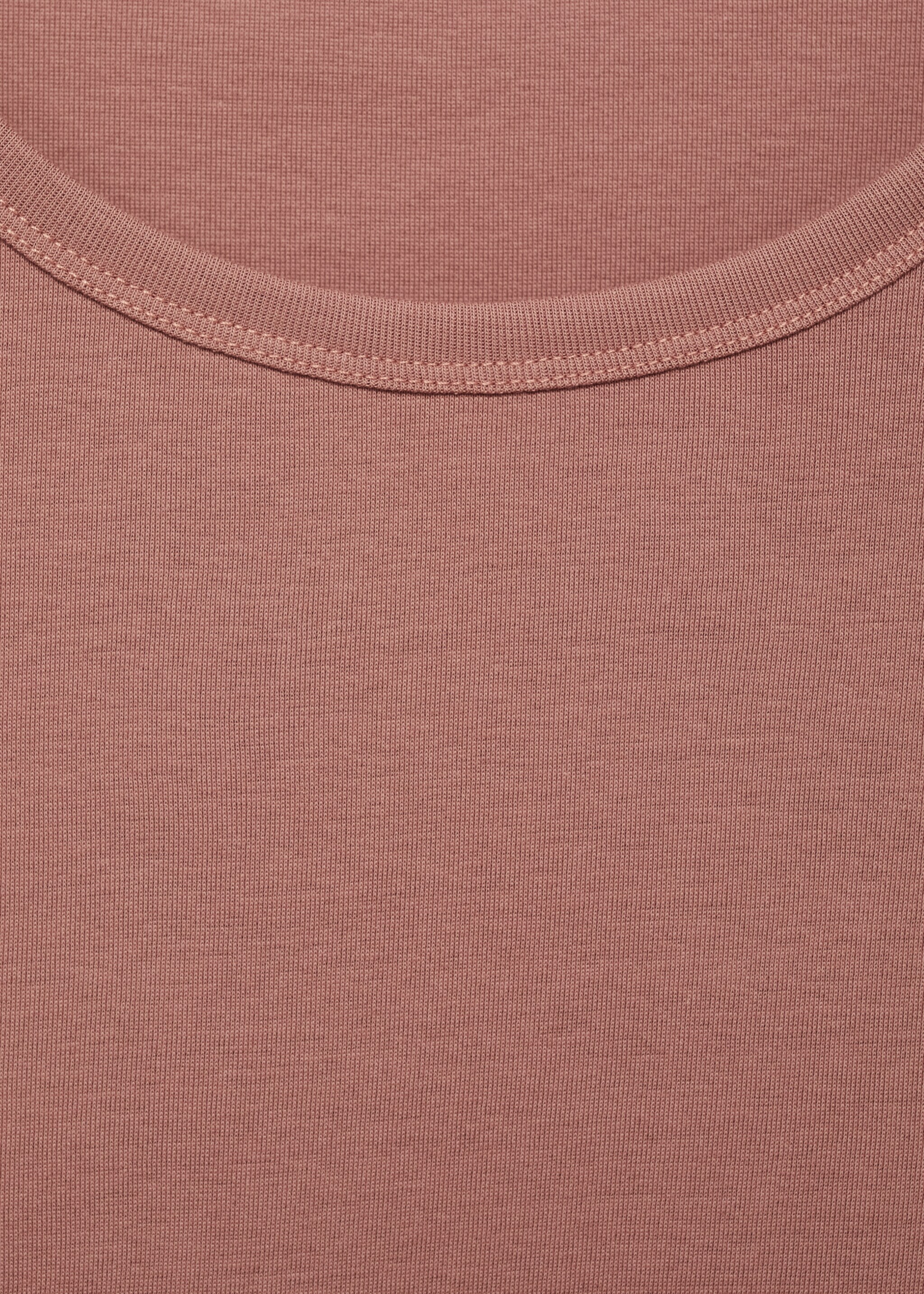 100% cotton short sleeve t-shirt - Details of the article 0, Medium Pink. Ref: 87092898-00.