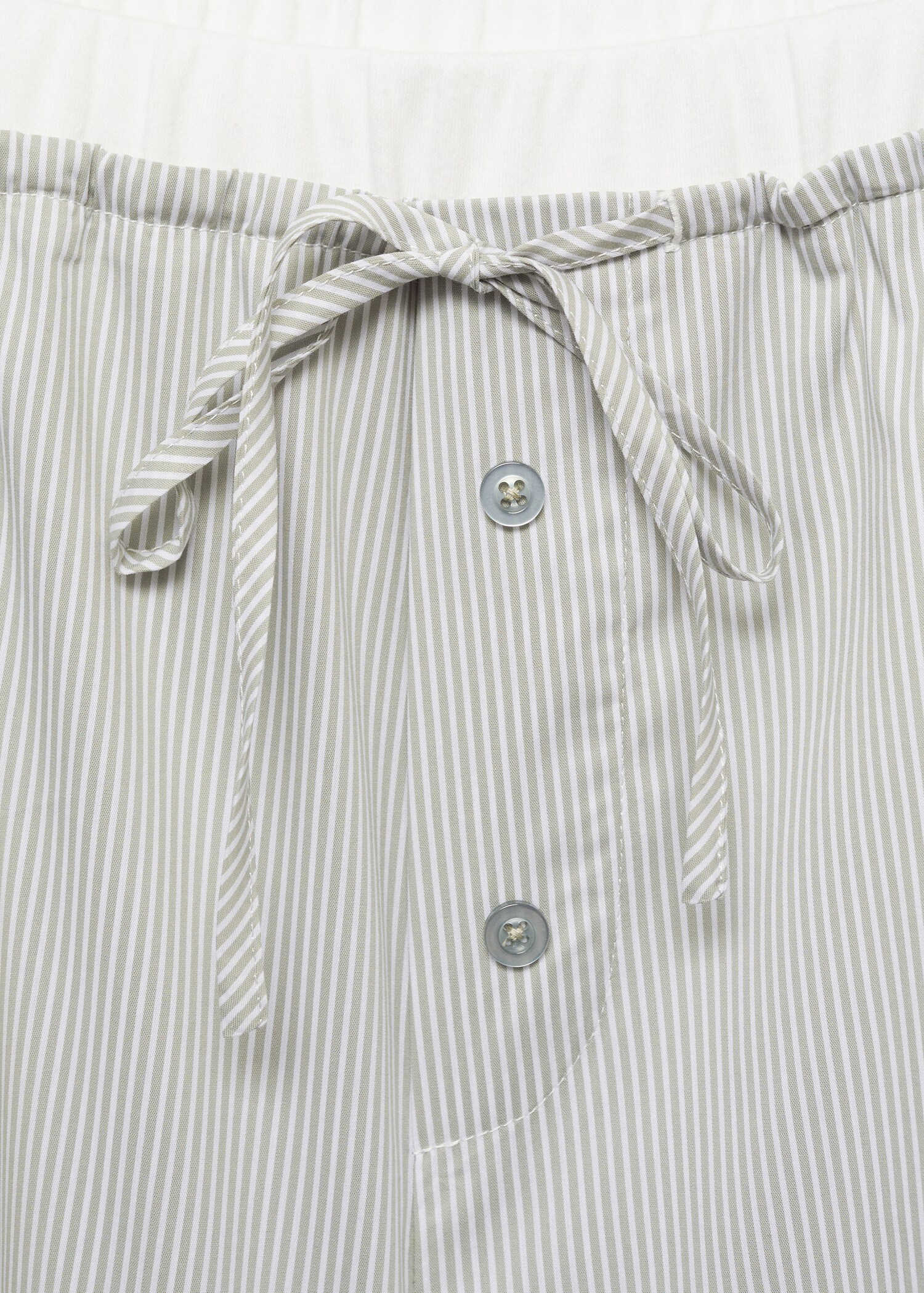Short pyjama à rayures détail élastique - Détail de l'article 8