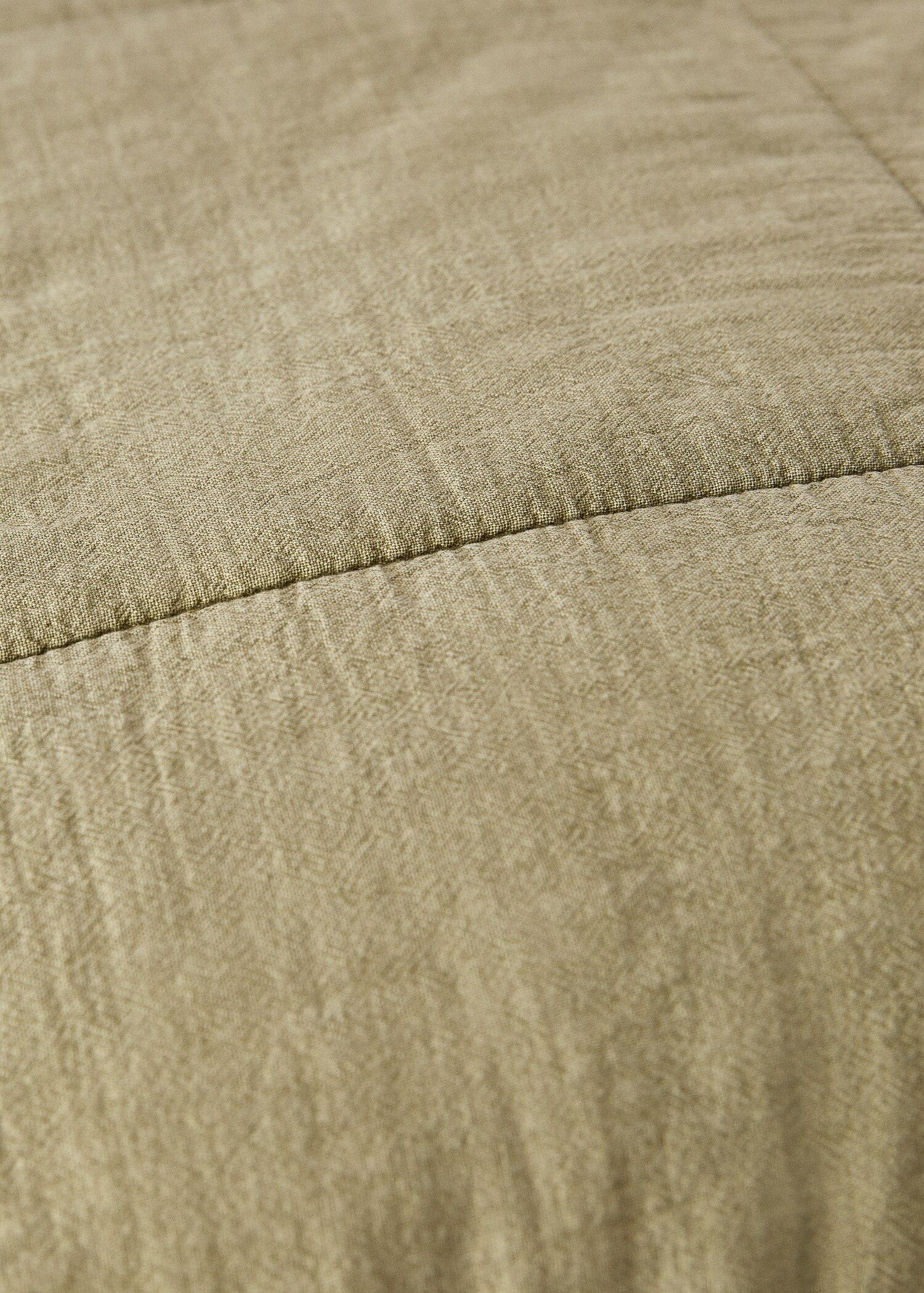 Garment-dyed cotton cushion cover with checks 50x50 cm - Details of the article 2