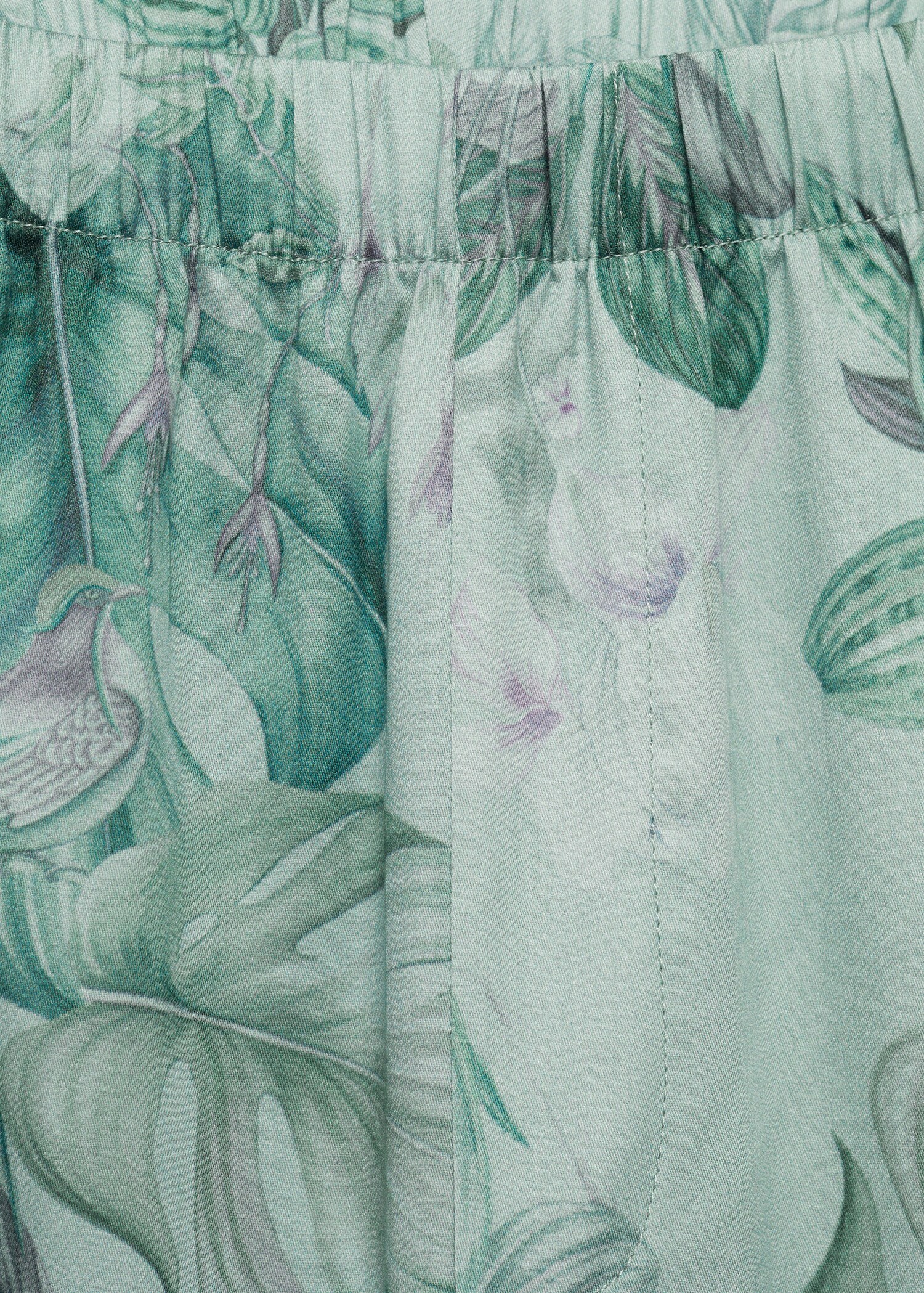 Tropical-print pyjama trousers - Details of the article 8