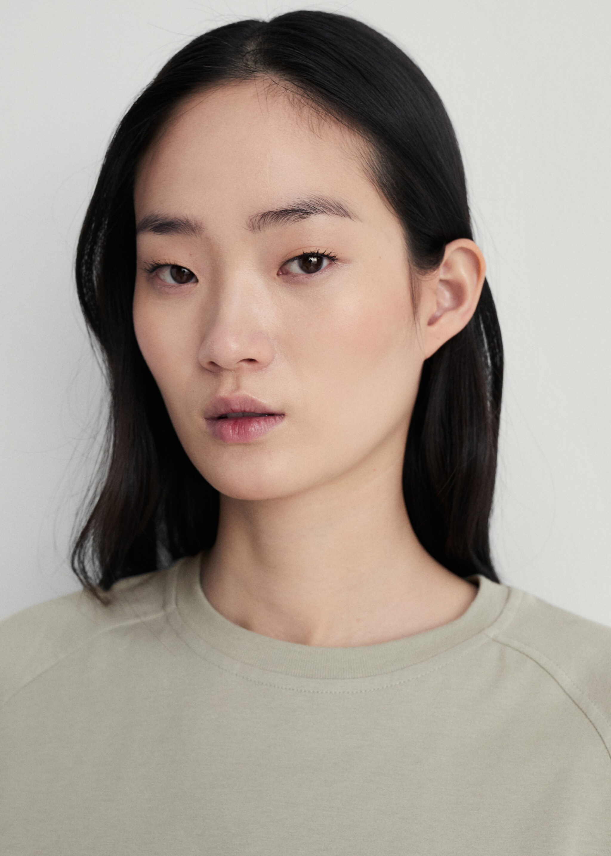 Cotton sweatshirt with soft finish - Medium plane, Aqua Green. Ref: 87092970-00.