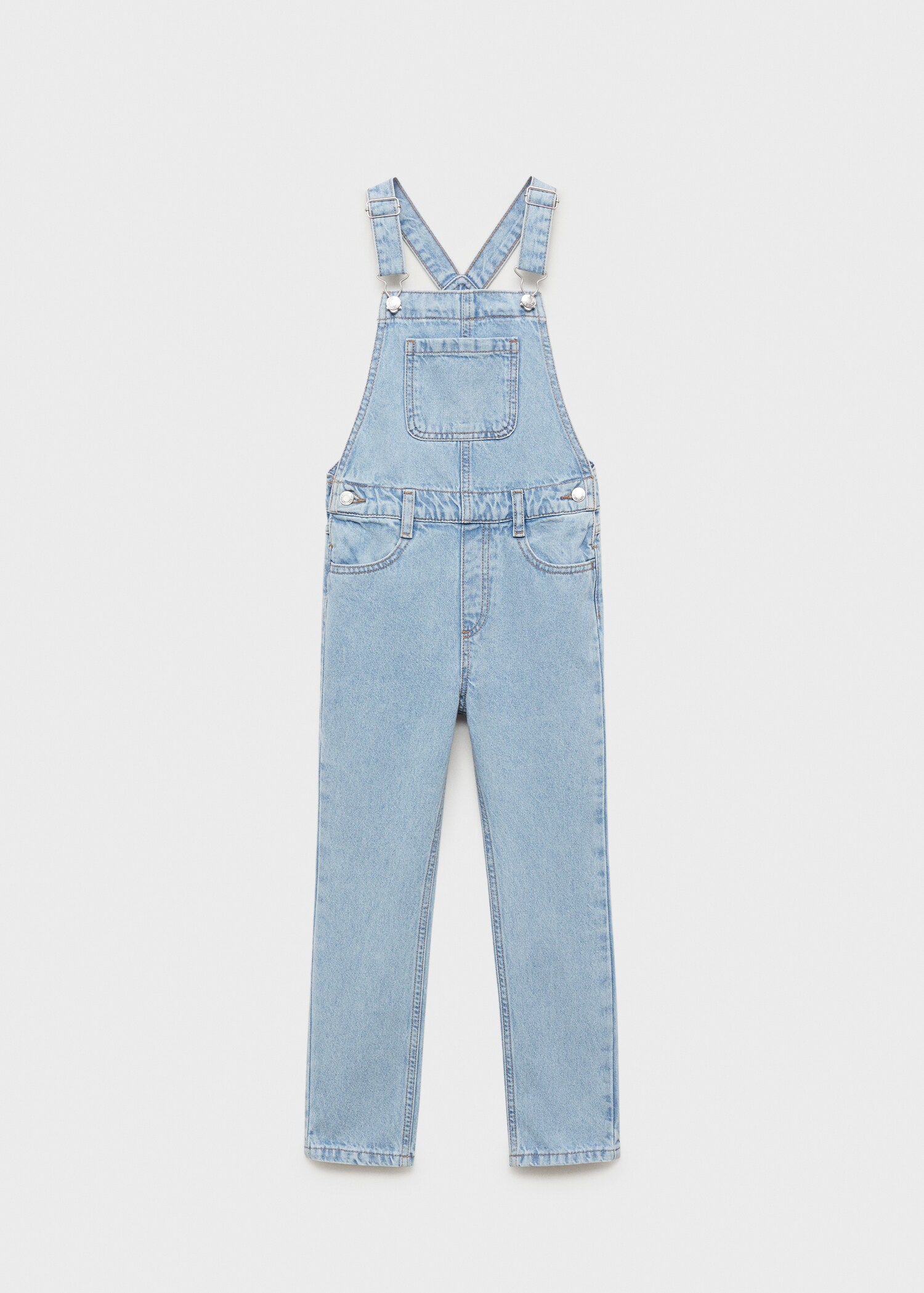 Long denim dungarees - Article without model