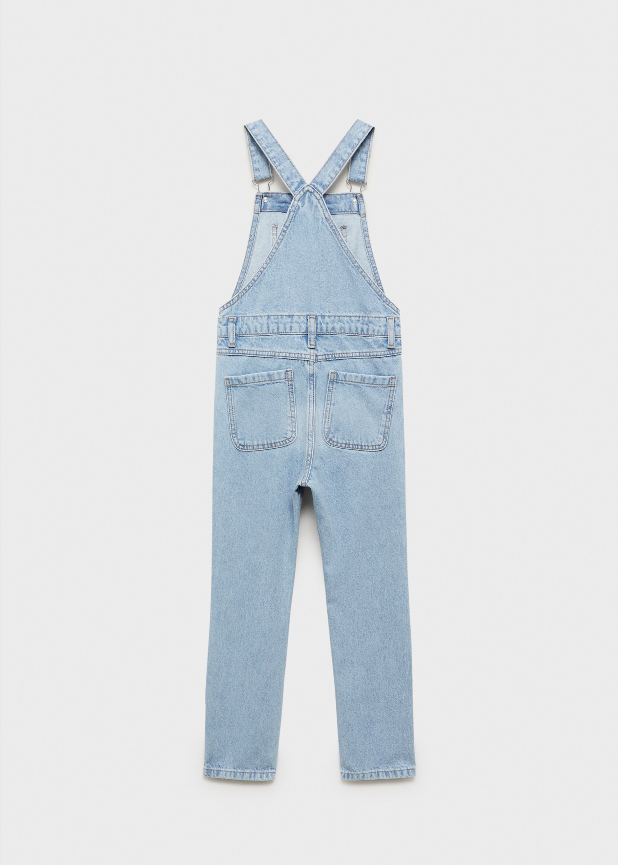 Long denim dungarees - Reverse of the article, Medium Blue. Ref: 87093269-00.