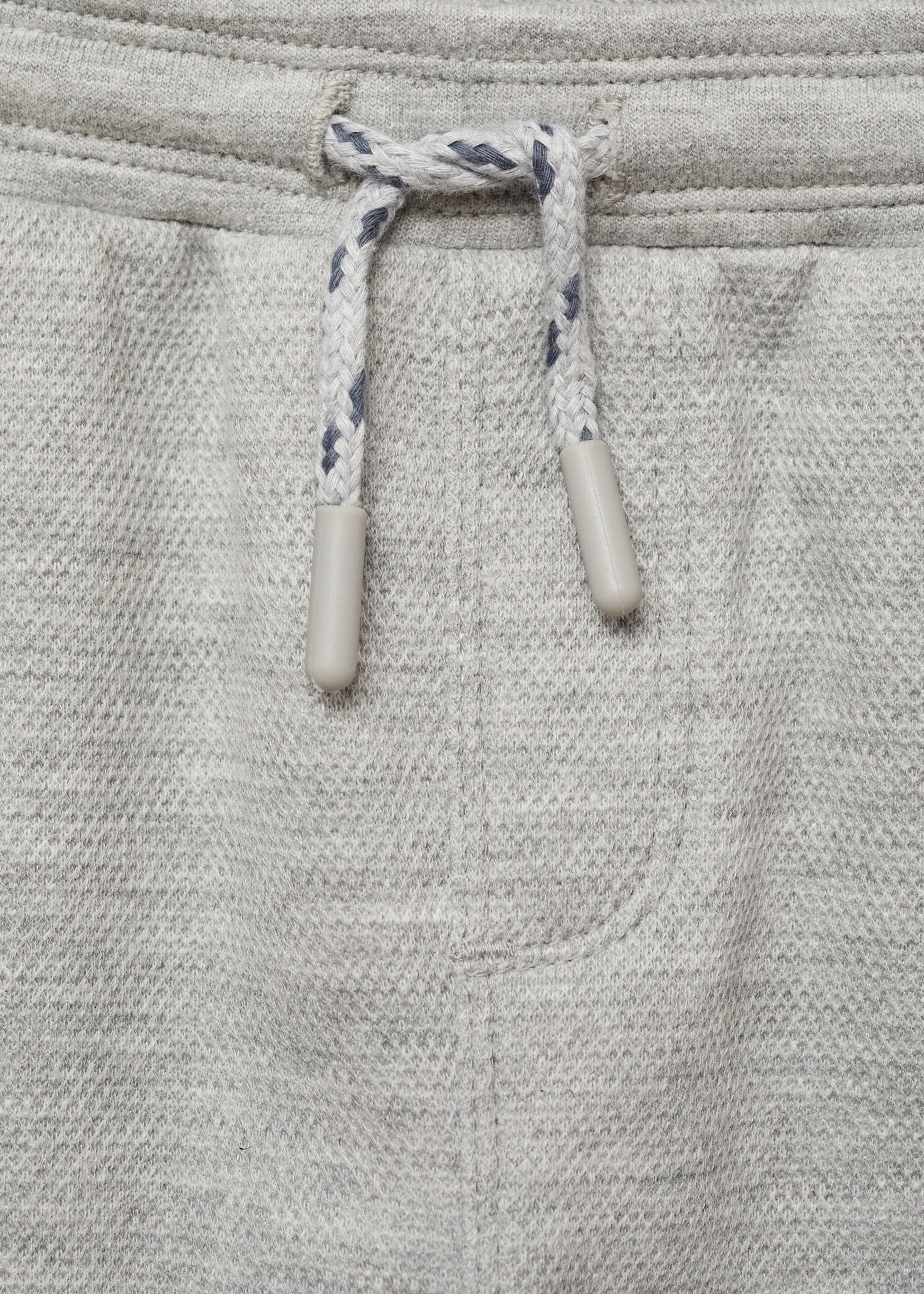Jogger trousers - Details of the article 8, Medium Heather Grey. Ref: 87093271-00.